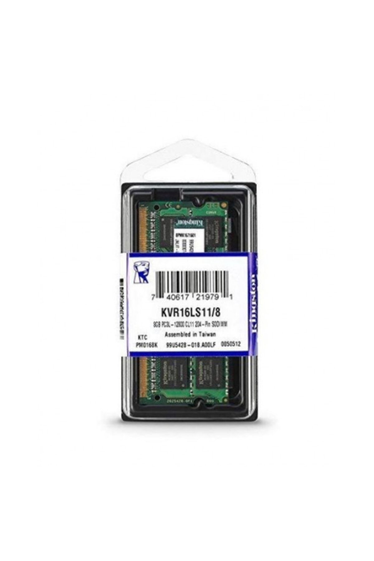 Kingston Kıngston Kvr16ls118 8gb 1600mh Ddr3 Sodimm Notebook Ram, 1,35v