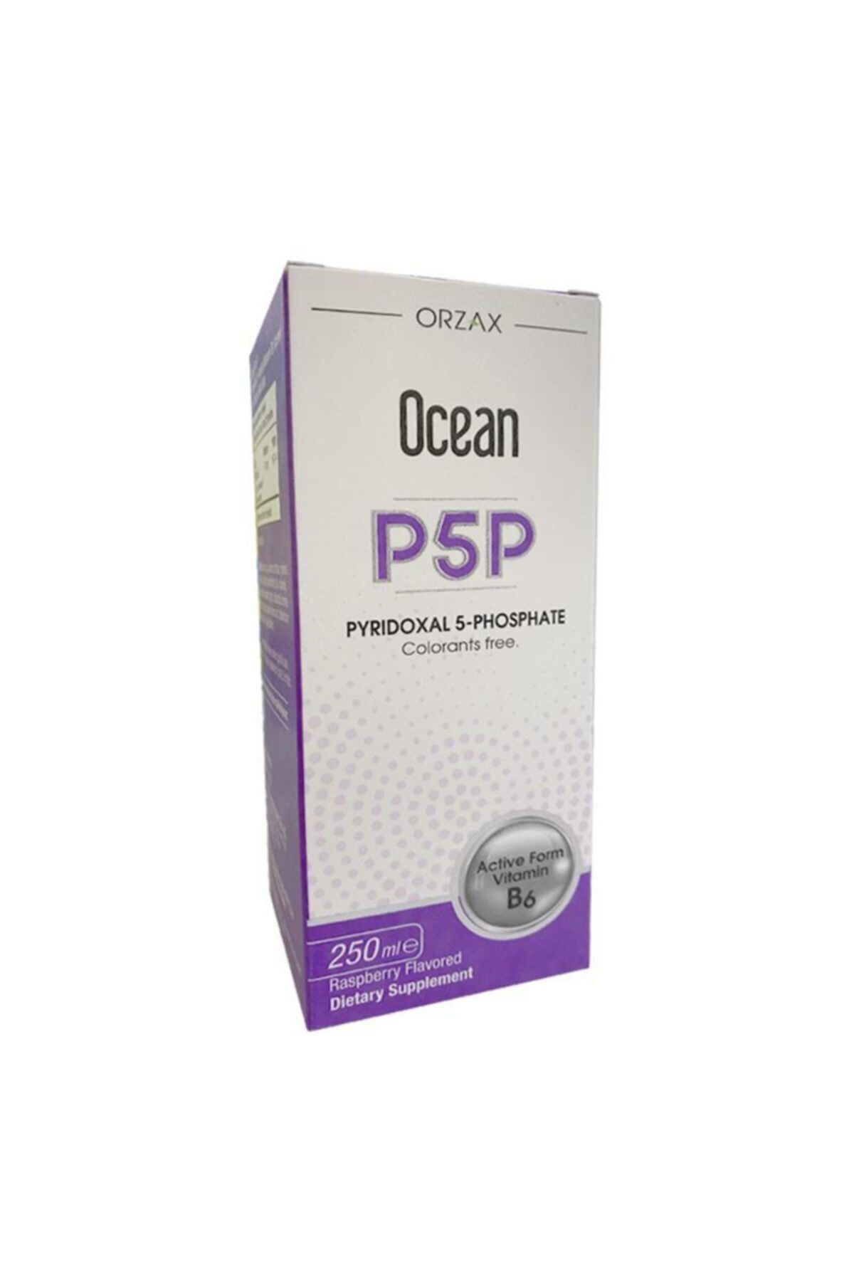 Ocean Orzax Ocean P5P Piridoksall 5-Fosfat Sıvı Takviye Edici Gıda 250 ml