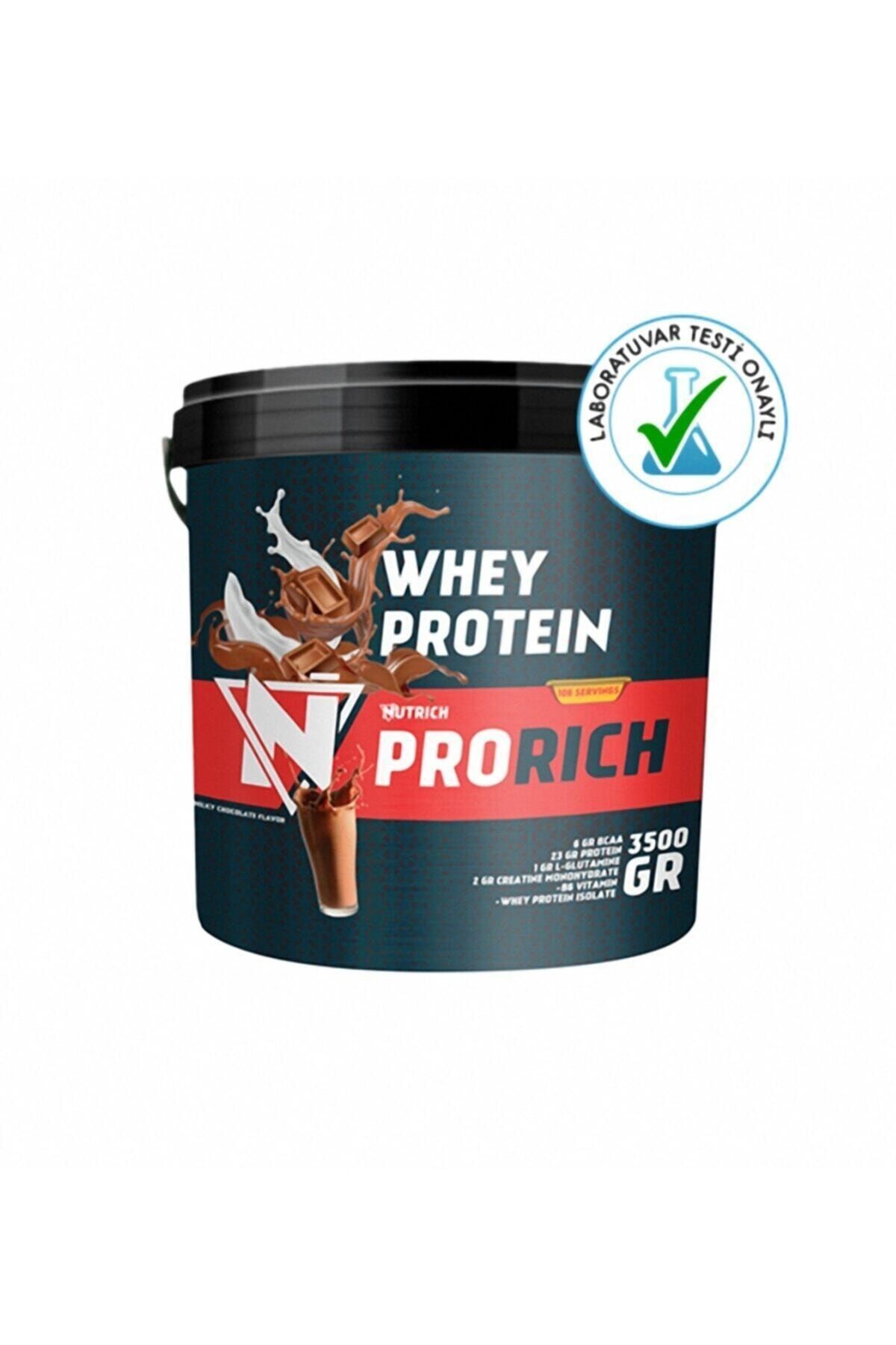 Nutrich Nutrition Nutrich Prorich Whey Protein 3500 gr Sütlü Çikolata Aromalı