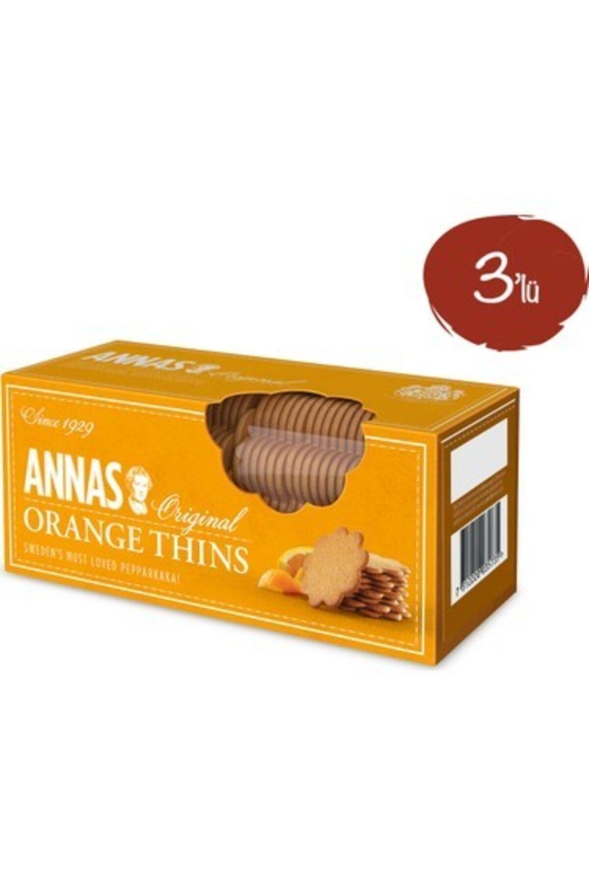 Annas Portakallı Orange Thins 150 G X 3 Adet