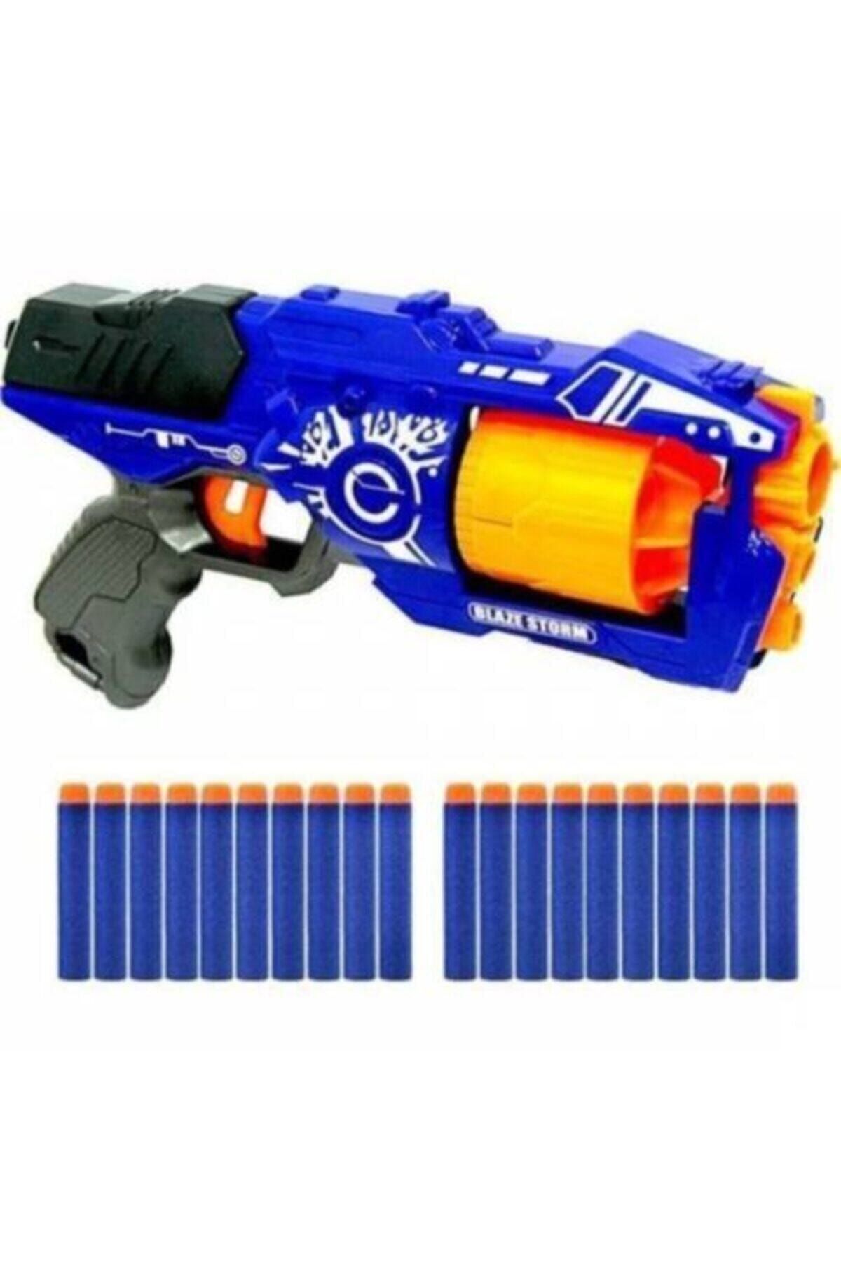 Nerf Stil Sünger Mermi Fırlatan Nişancı Oyuncak Blaze Storm Tabanca