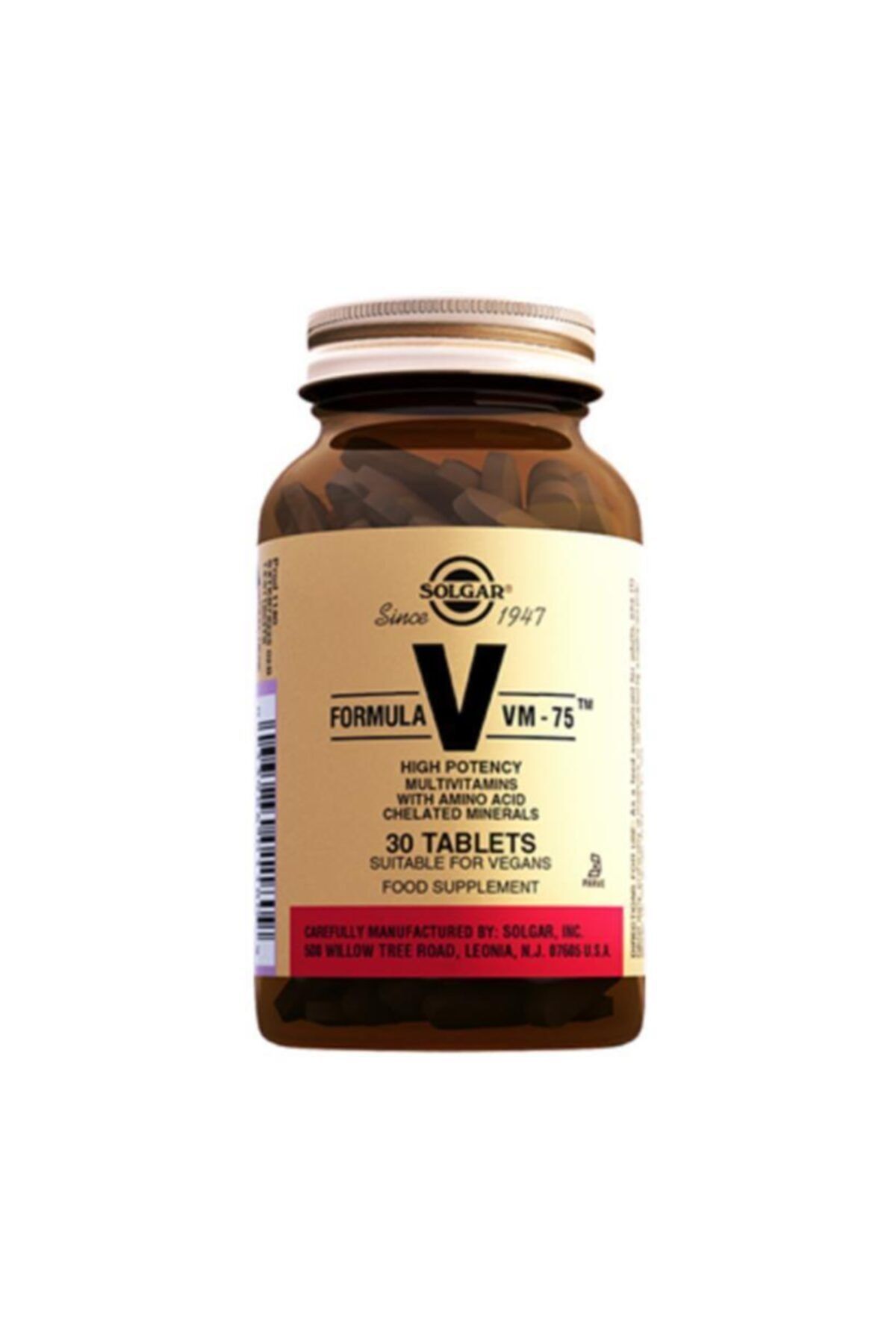 Solgar Vm 75 Multivitamin 30 Tablet