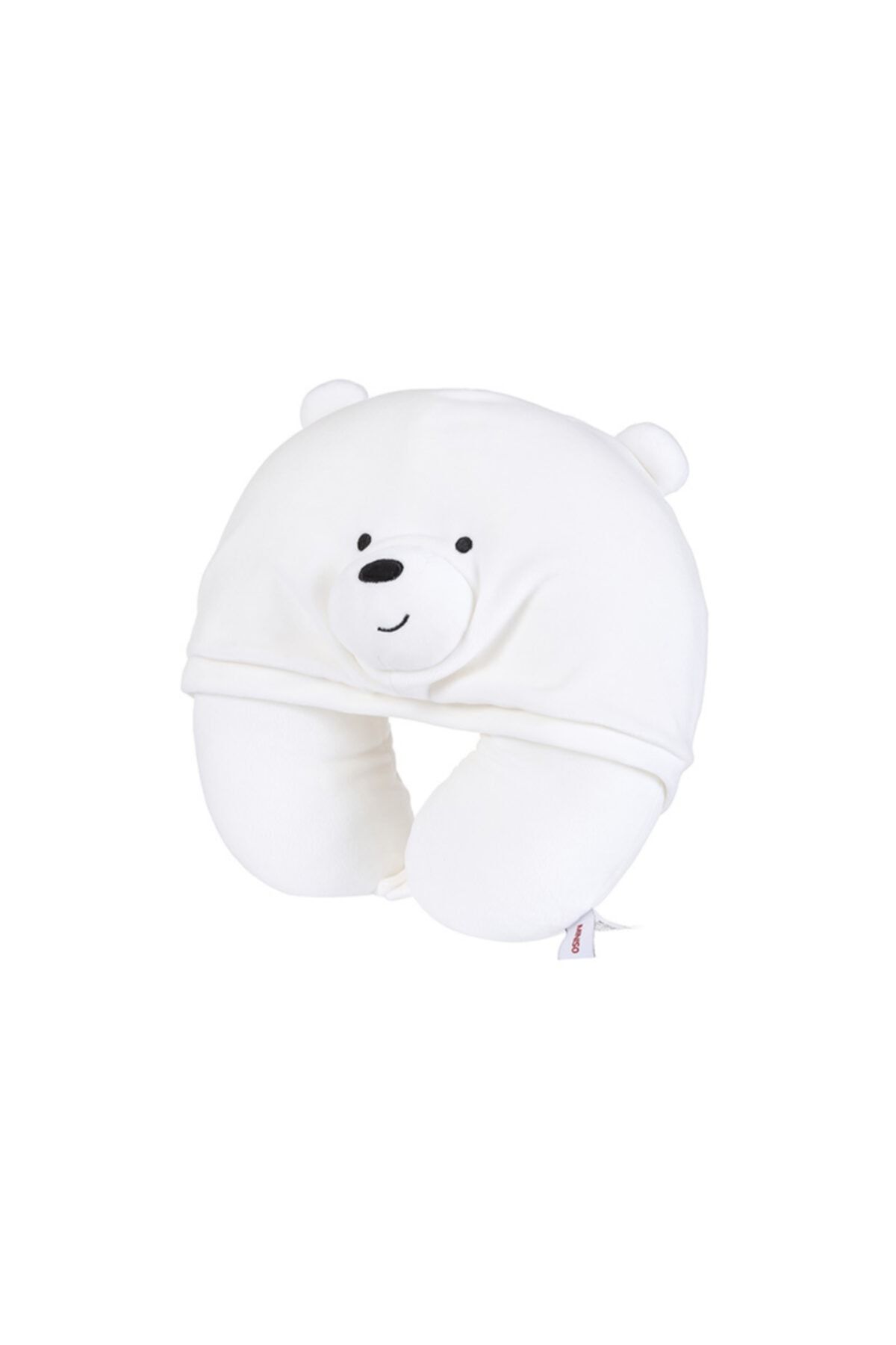 Miniso We Bare Bears - Şapkalı Boyun Yastığı Ice Bear 31 Cm