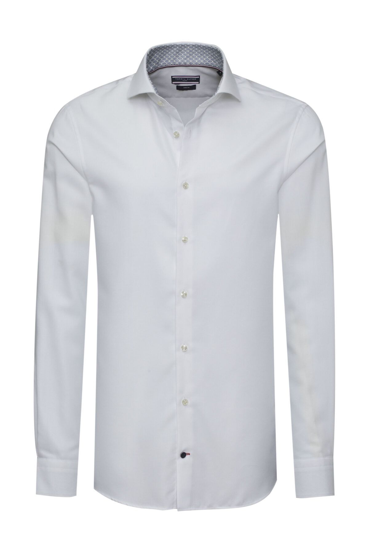 Tommy Hilfiger Erkek Beyaz Gömlek Oxford Wıde Spread Slım Shırt TT0TT04360