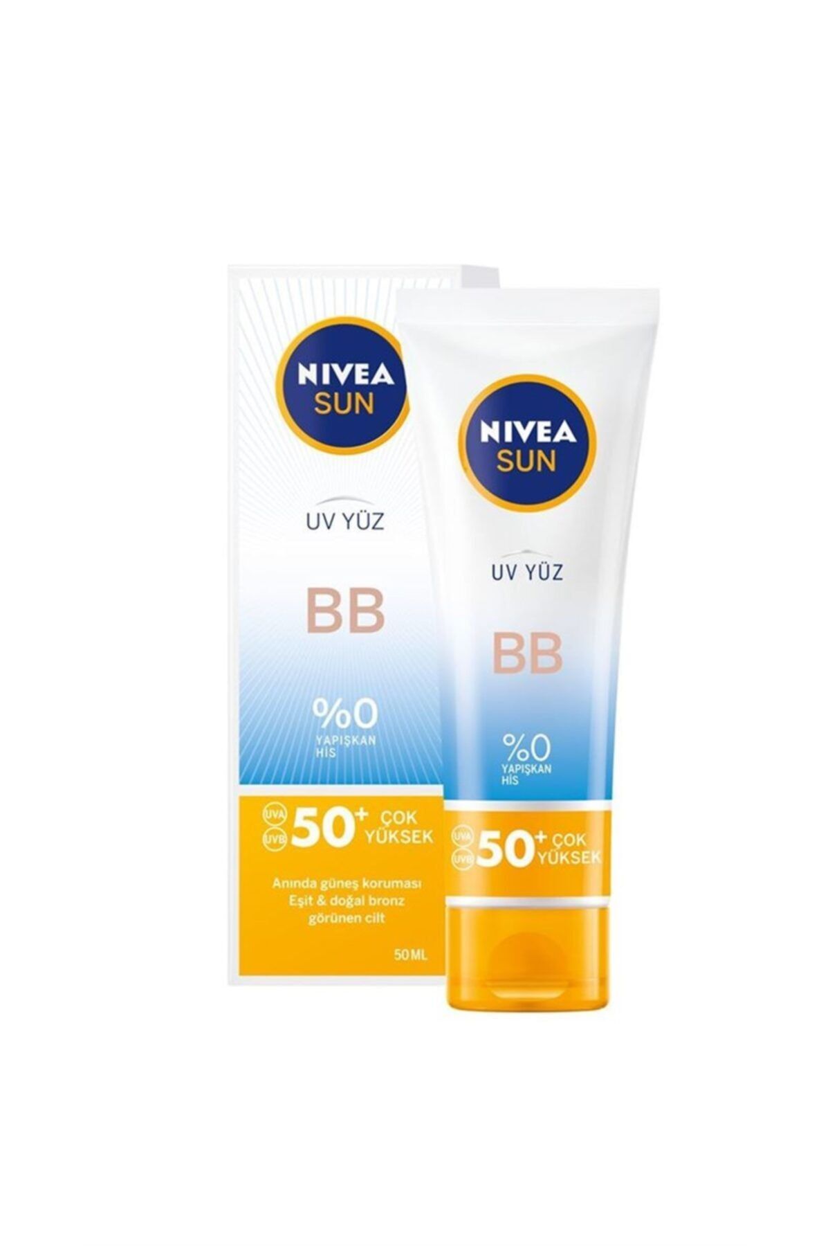NIVEA Sun Bb Spf 50+ Uv Yüz Kremi 50 ml