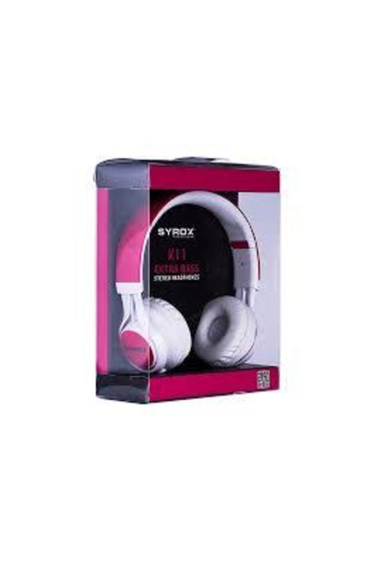 Syrox K11 Kablolu Kulak Üstü Stereo Mikrofonlu Kulaklık
