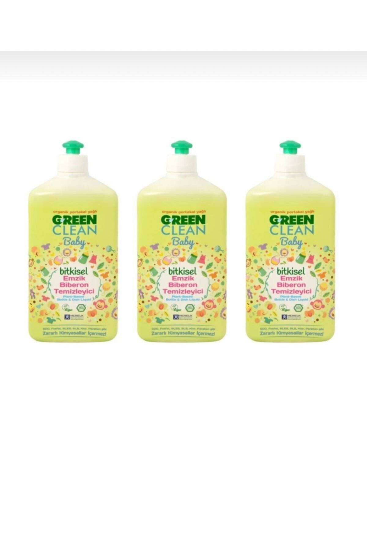 Green Clean Biberon Emzik Temizleyici 500 ml 3'lü
