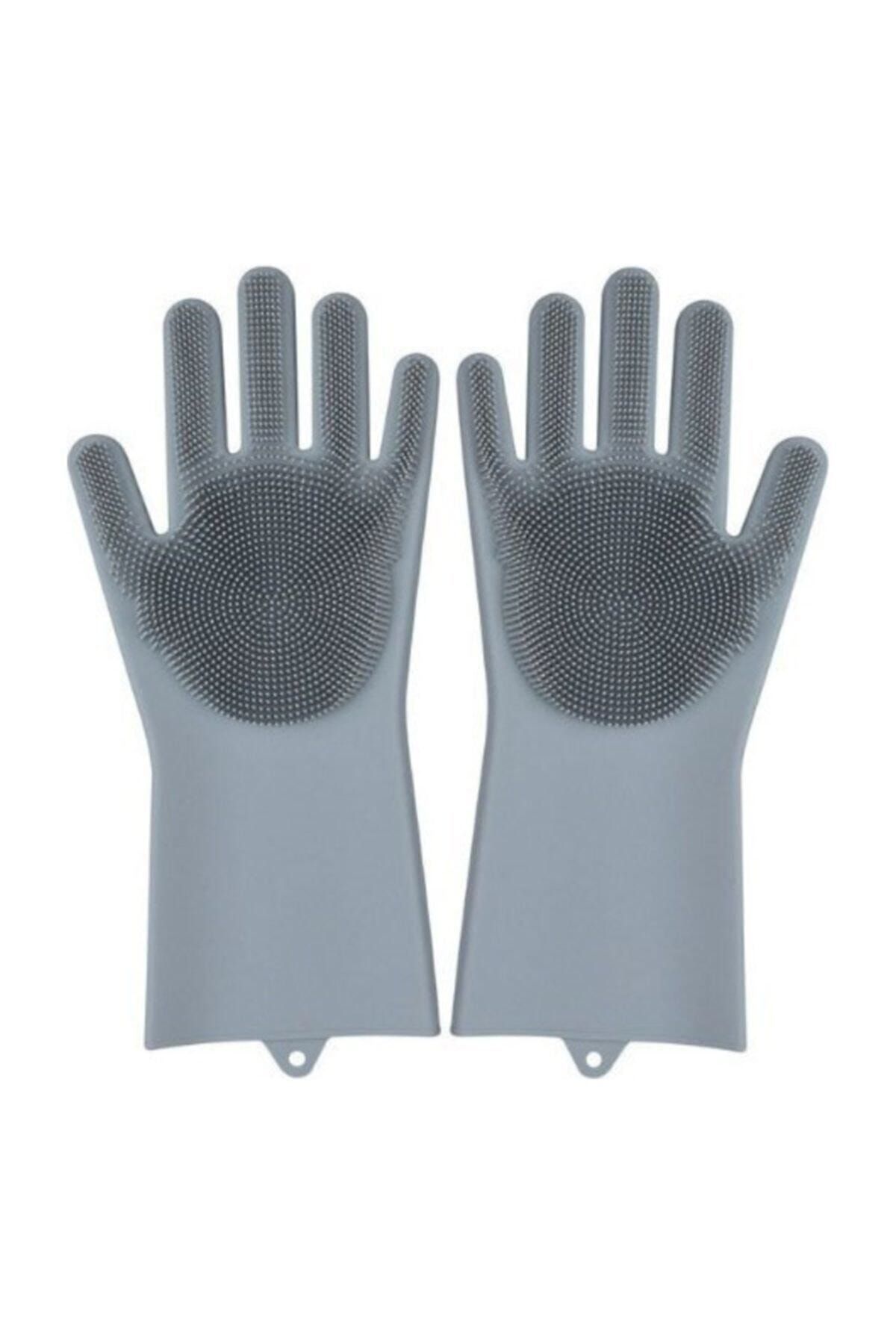 Sepetkitchen Magic Gloves Sihirli Bulaşık Eldiveni Mutfak Banyo Temizleme Fırçası