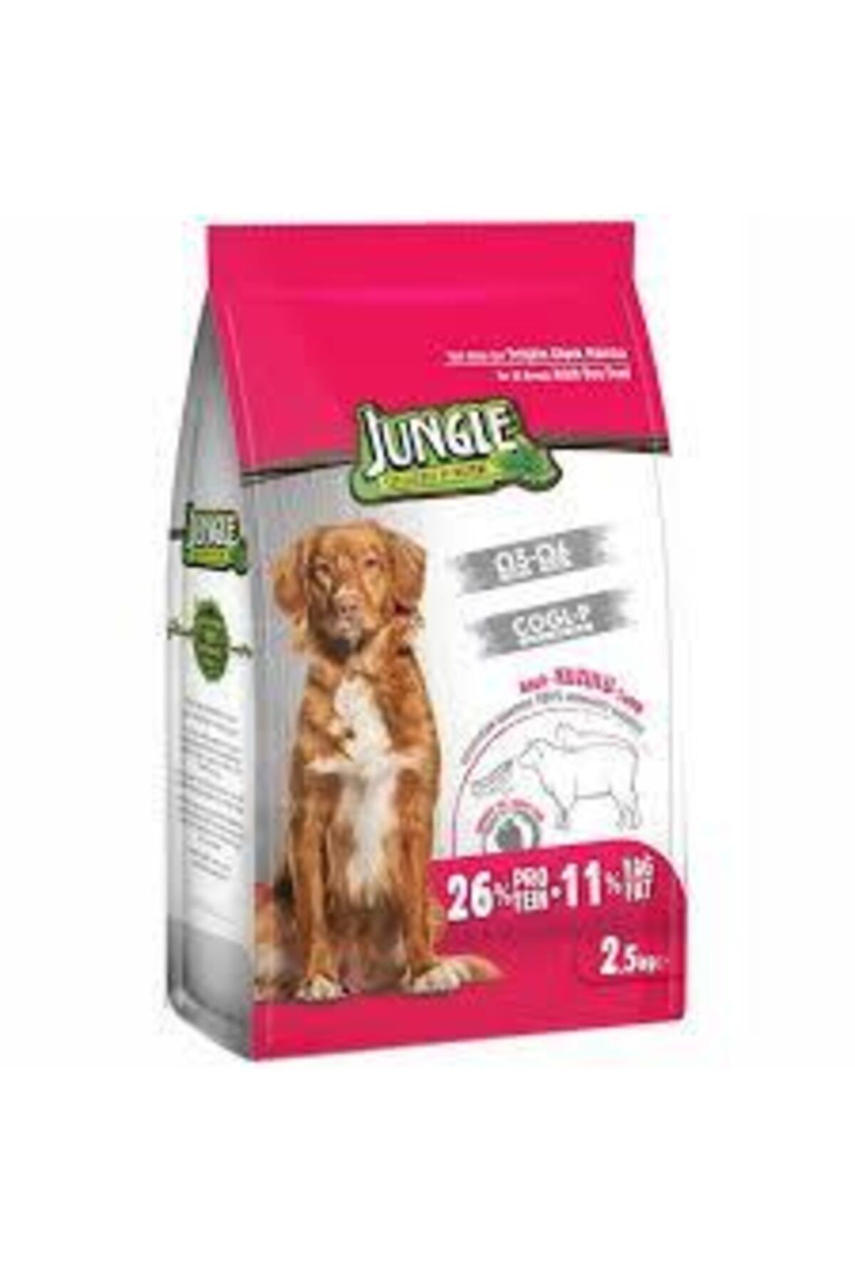 Jungle Kuzulu Köpek Maması 2,5 kg