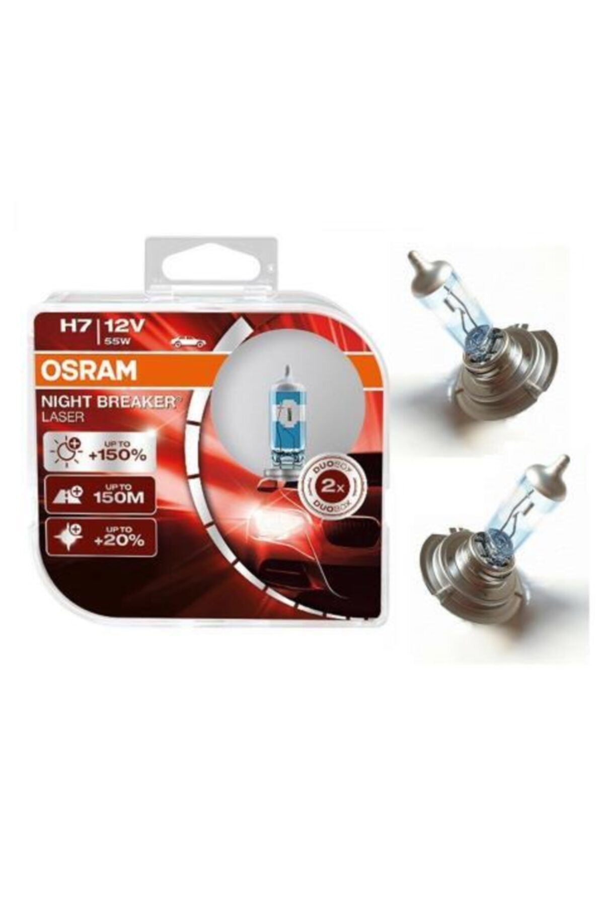 Osram Audi Night Breaker Laser H7 Ampul %150 Fazla Işık