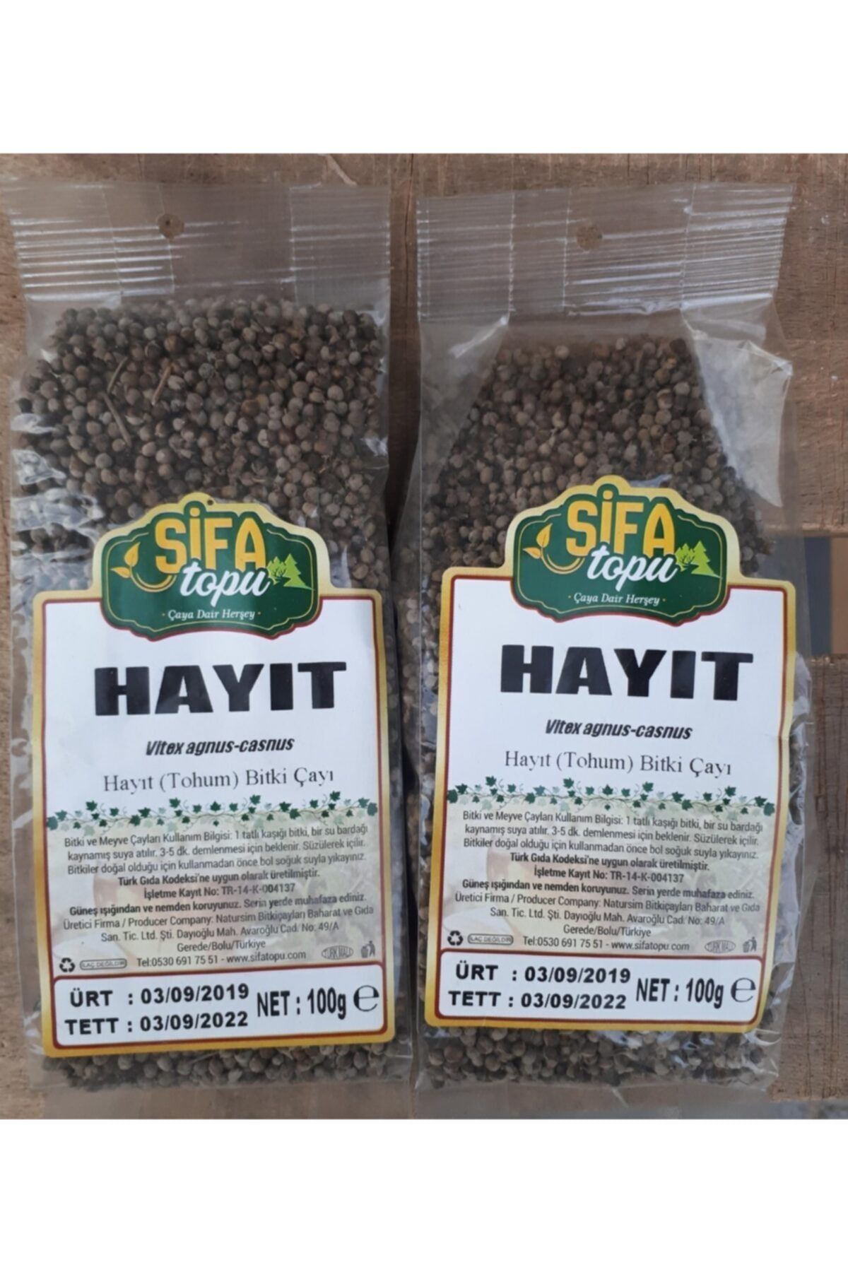 Şifa Topu Hayıt Tohumu Bitki Çayı 80gr X 2 Adet