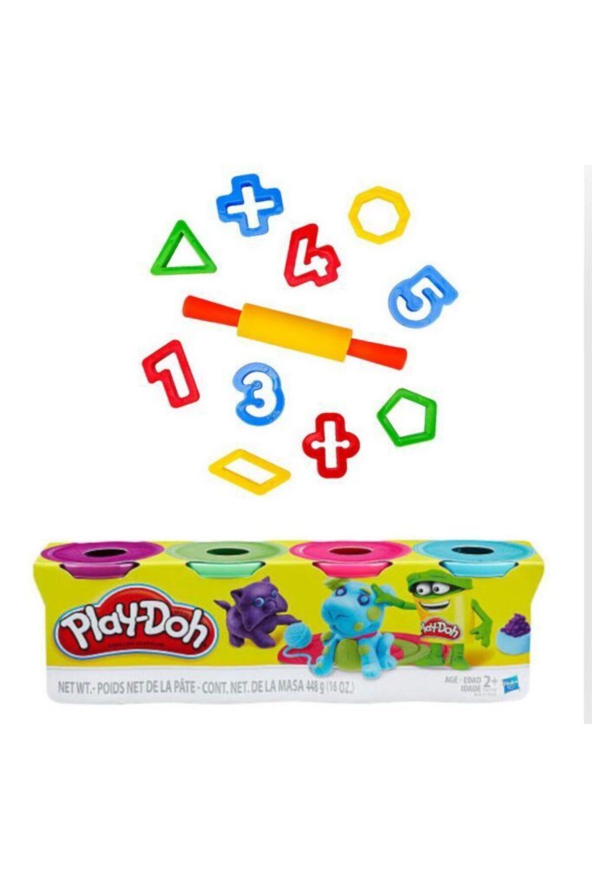 Play Doh Pastel Renkler Ve Matematik Hamur Kalıp Seti Oyun Hamuru