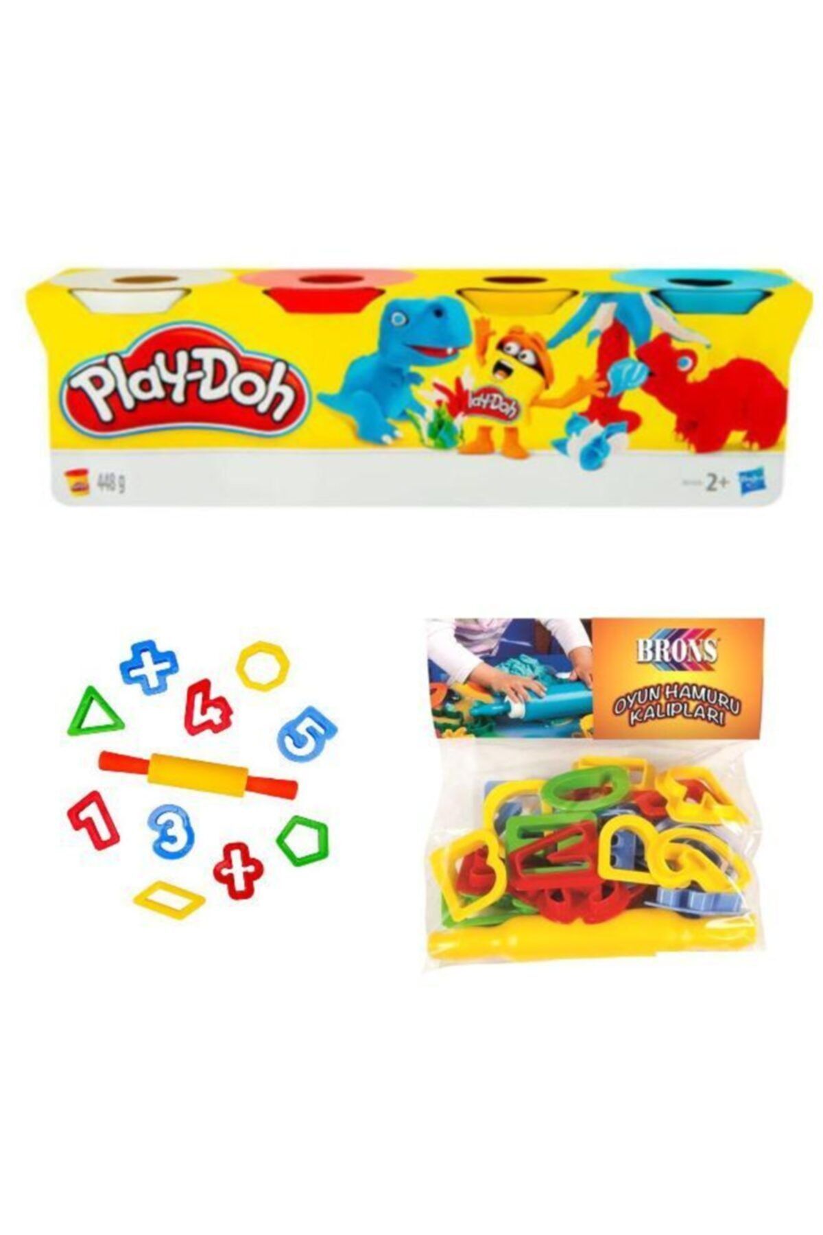 Play Doh Ana Renkler Ve Harfler Matematik Kalıp Seti Oyun Hamuru