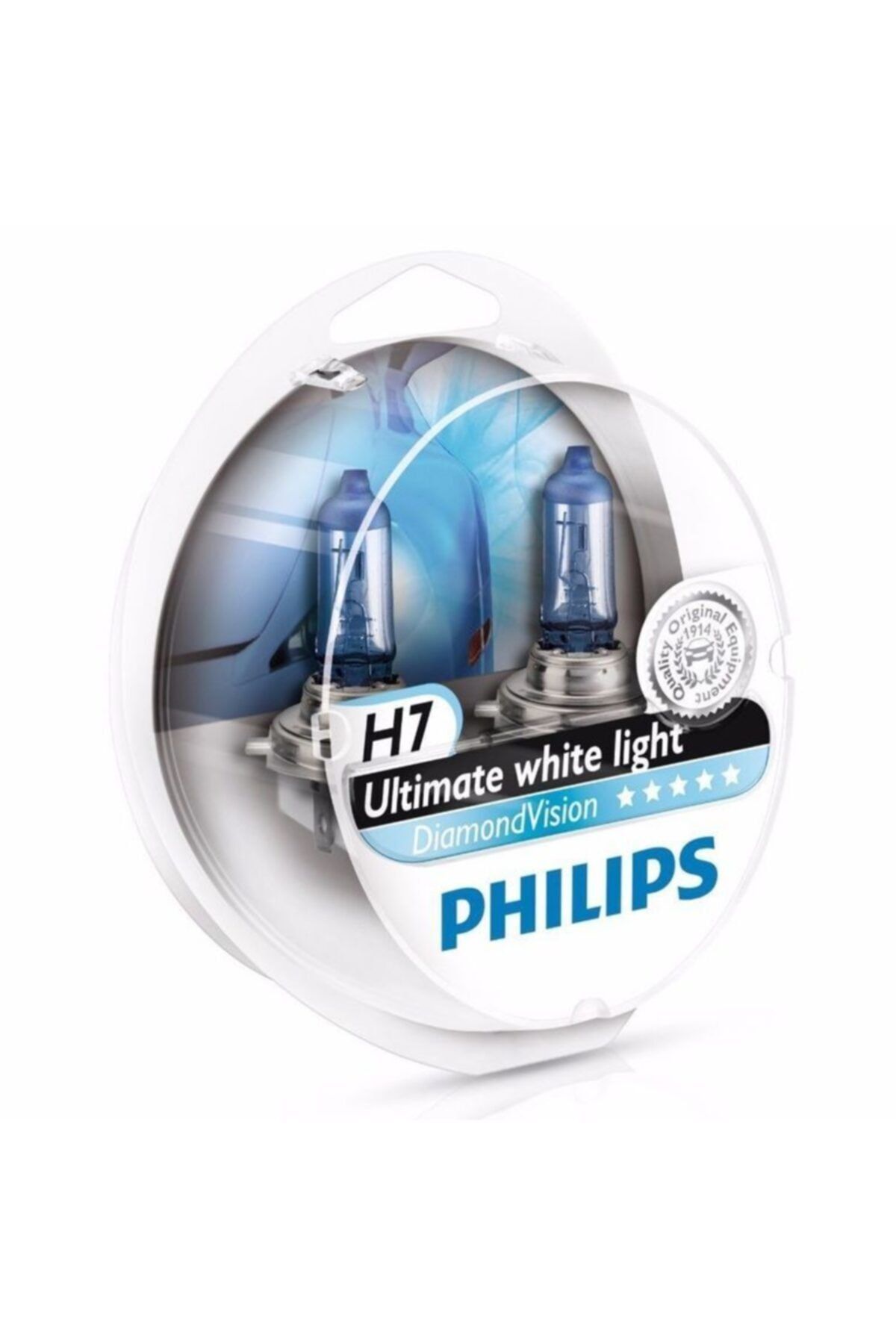 Philips H7 Diamond Vision Tam Beyaz Işık Ampul Seti 12972 Dvs2