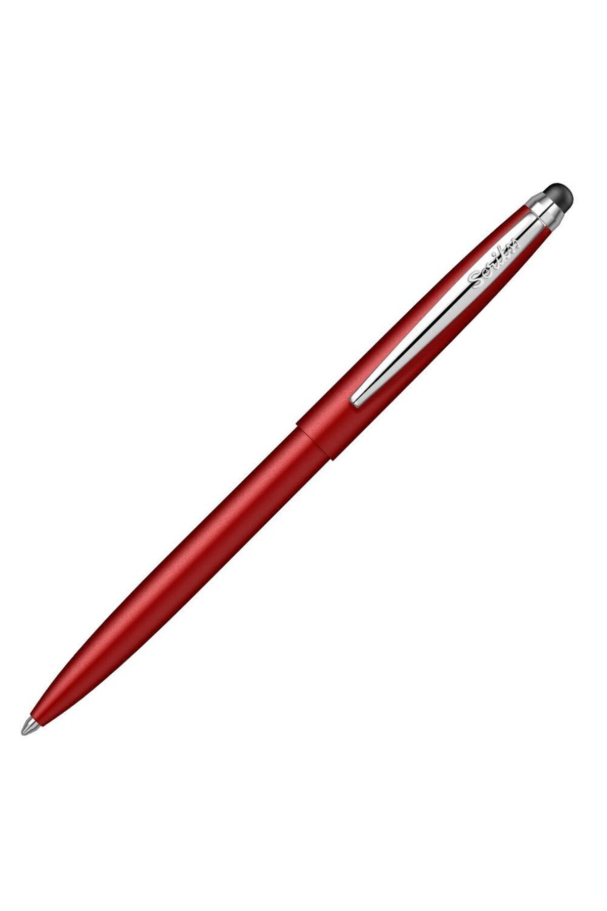 Scrikss T108 Stylus Tükenmez Dokunmatik Kalem Kırmızı