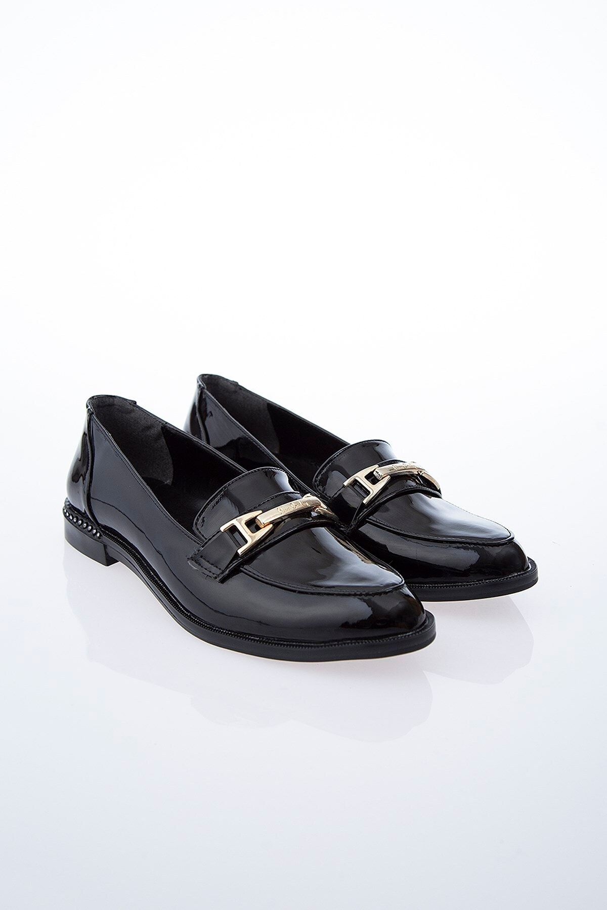 Pierre Cardin Pc-50610 Rugan Siyah Kadın Ayakkabı