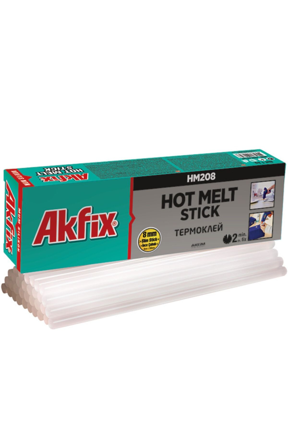Akfix Hm208 Mum Silikon Yapıştırıcı 1 Kg (kalın 11mm)