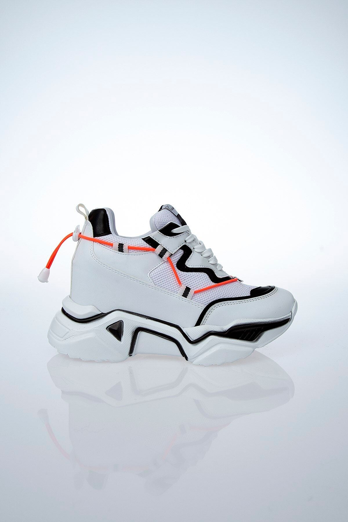 Pierre Cardin Pc-30192 Beyaz-siyah Kadın Spor Ayakkabı