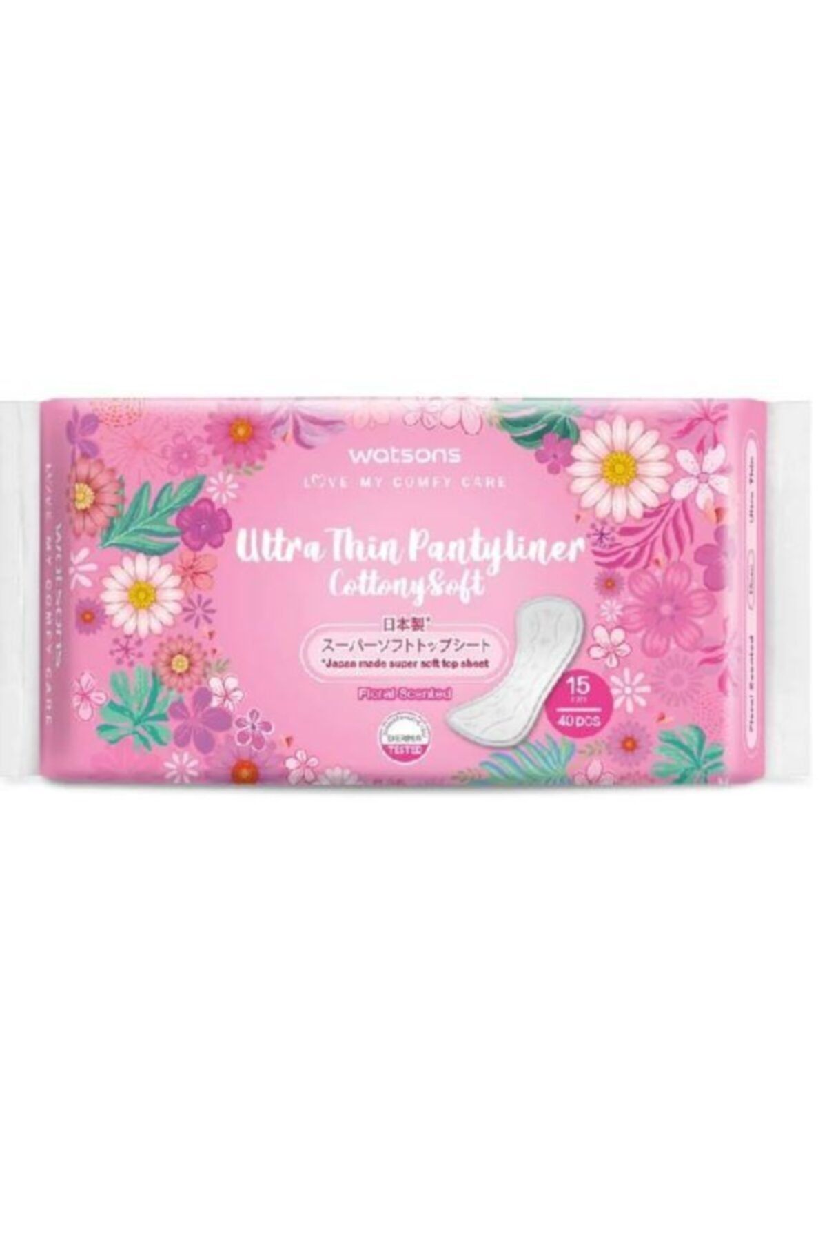 Watsons Cottony Soft Günlük Ped Ultra Ince Çiçek Kokulu 40 Adet
