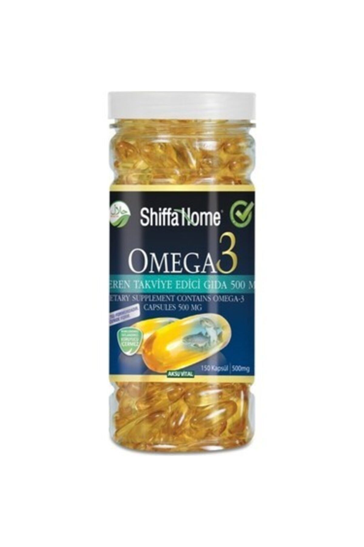 Aksu Vital Shiffa Home Omega 3 500 mg X 150 Kapsül