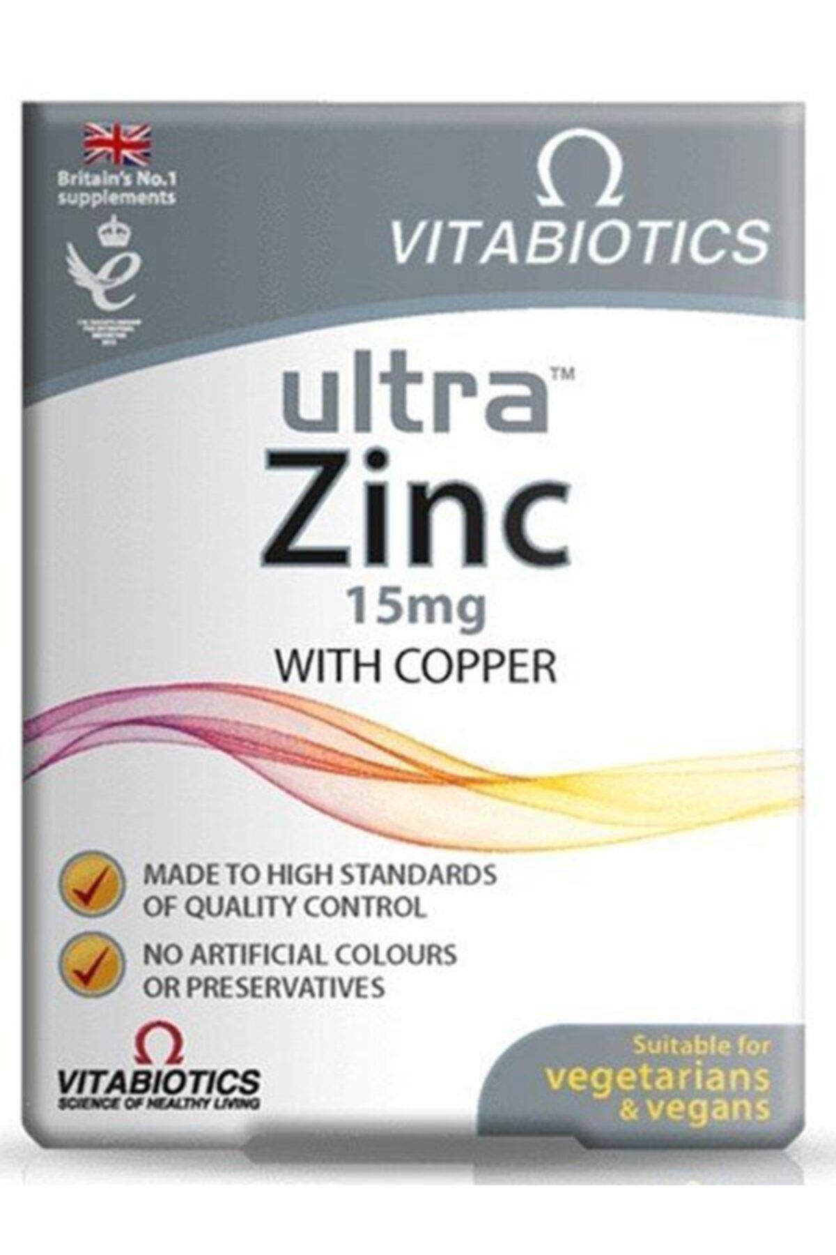 Ultra Zinc 15mg 30 Tablet