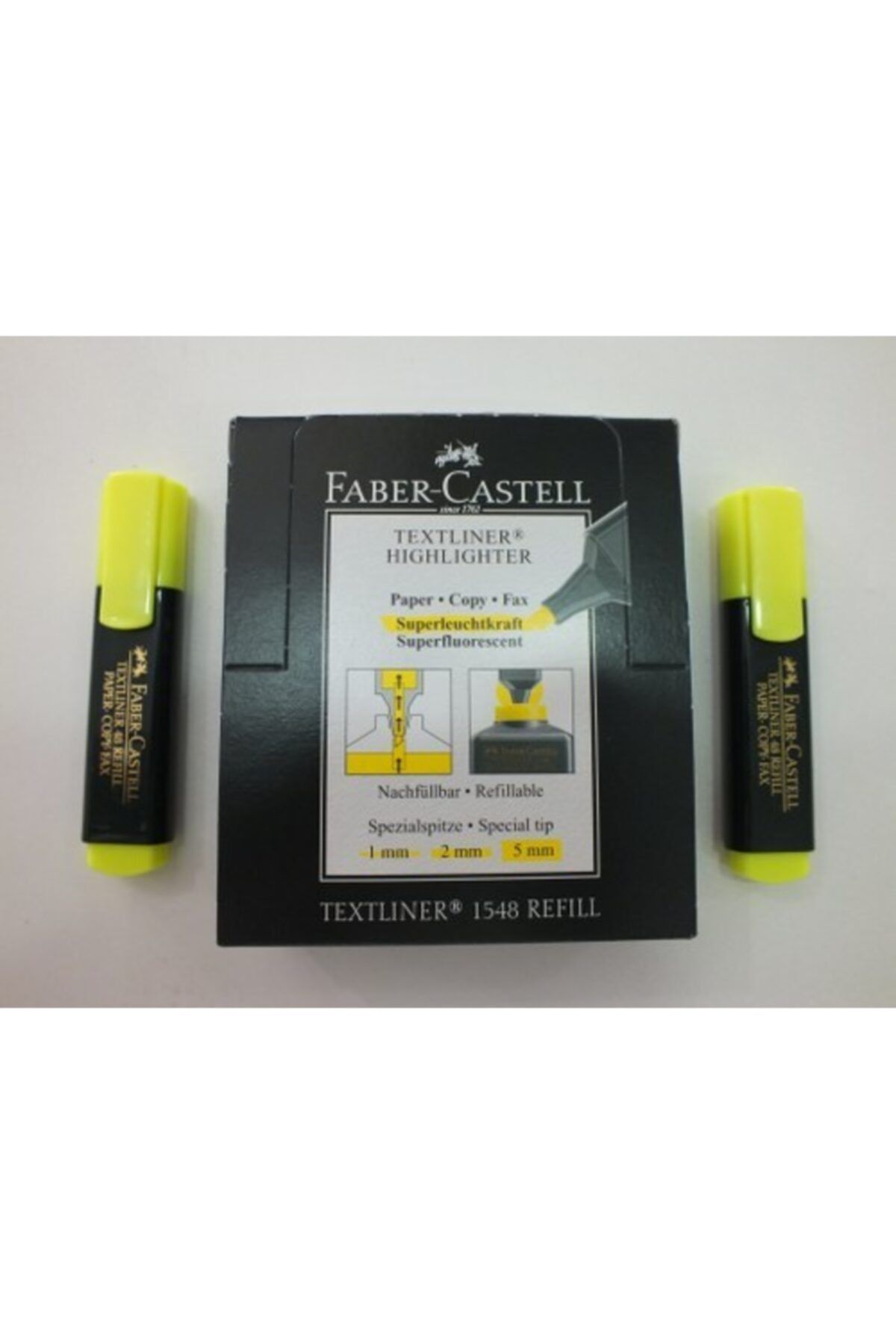 Faber Castell Fosforlu Kalem Sarı 10 Lu Paket