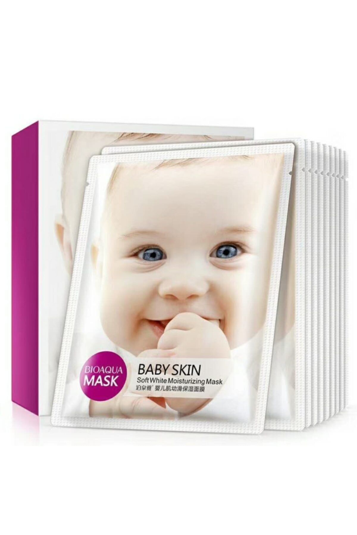 BIOAQUA Baby Skin Bebeksi Pürüzsüzlük 1 Aylık Cilt Bakım Kürü 30 gr X 10 adet