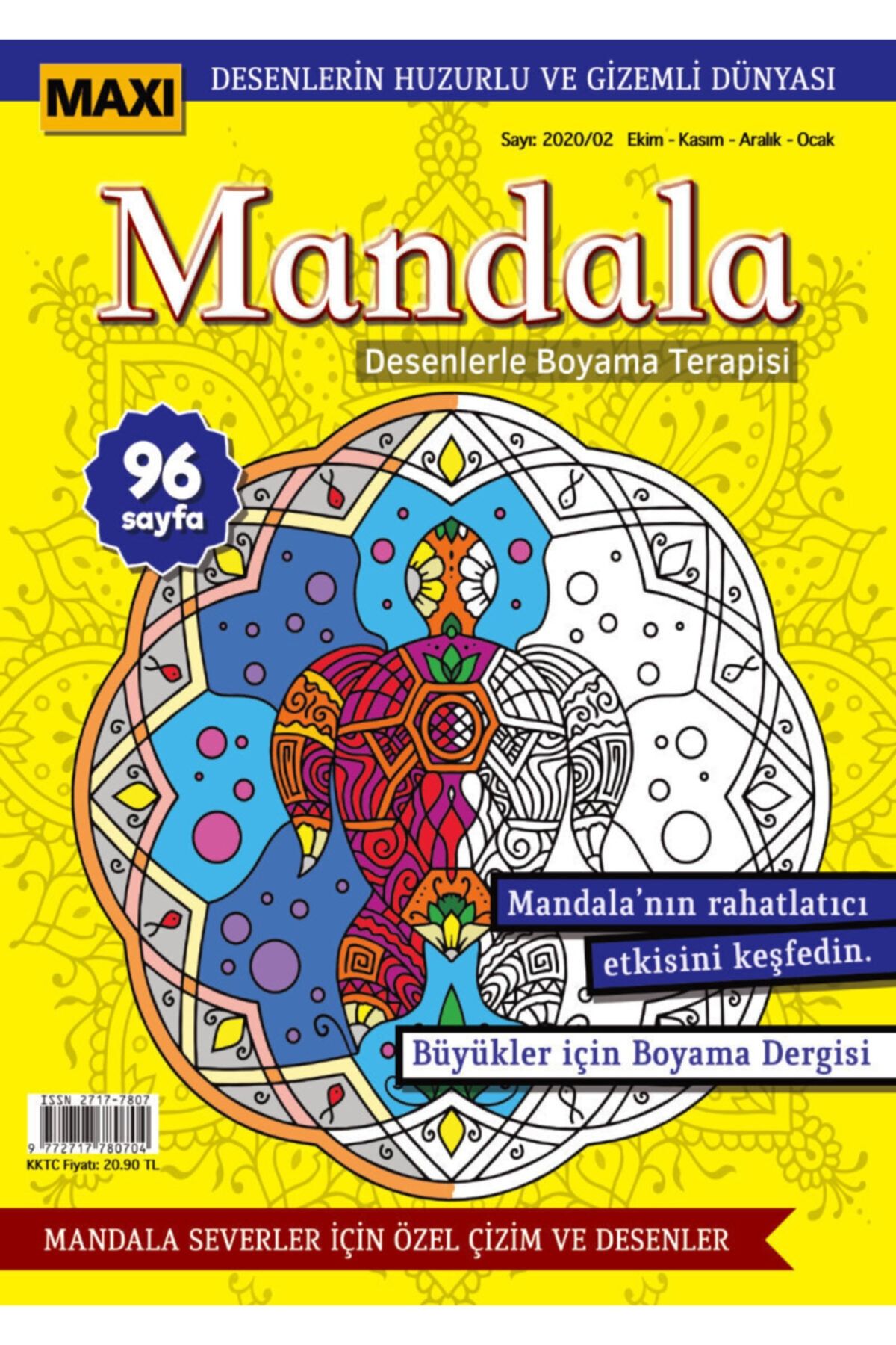 MAXİ Mandala Desenlerle Boyama Terapisi 002