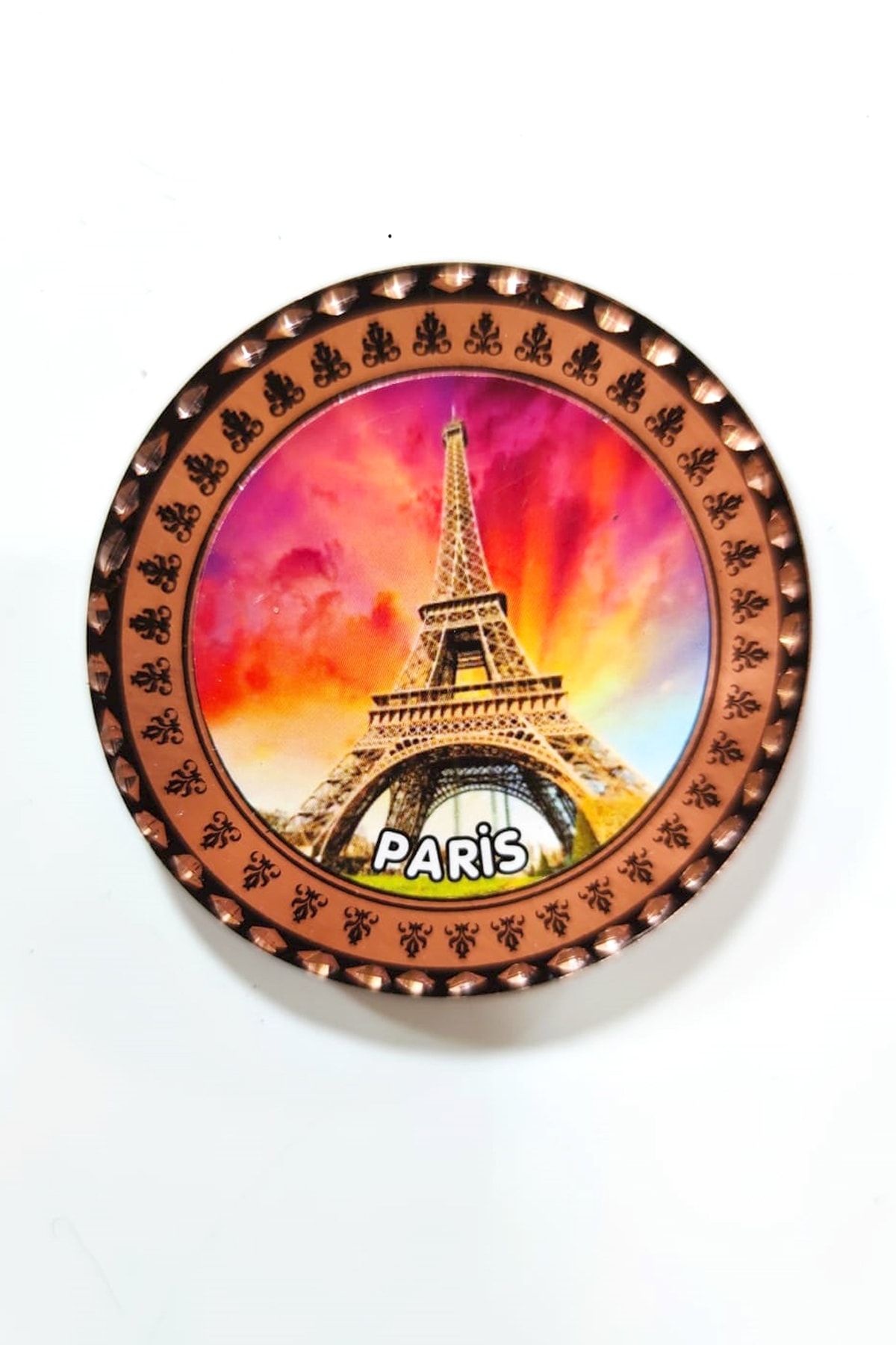 Miray hediyelik Paris Hatıra Bakır Buzdolabı Magneti