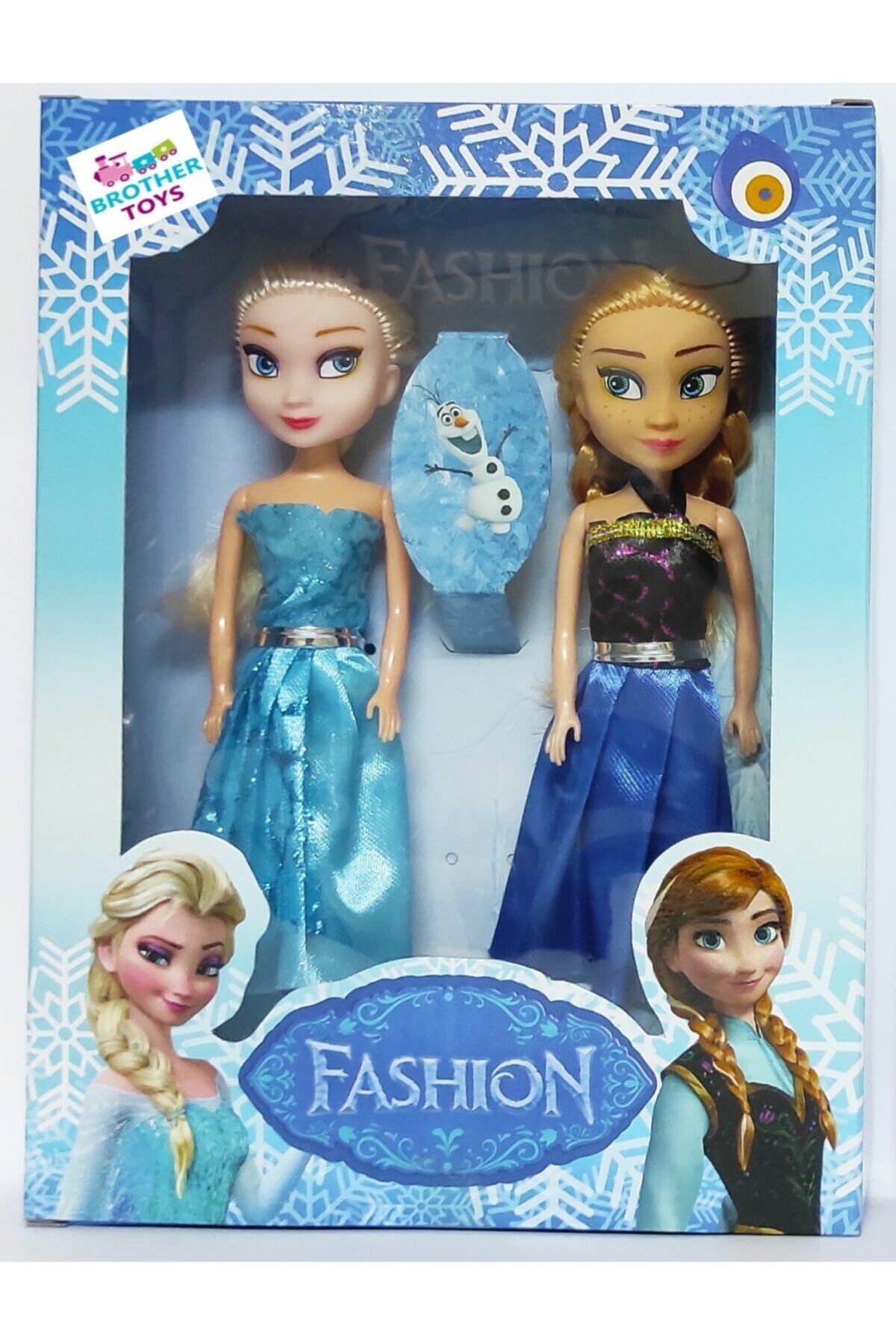 Brother Toys Elsa Anna 2li 18 cm Bebekler Disney Frozen Karlar Ülkesi