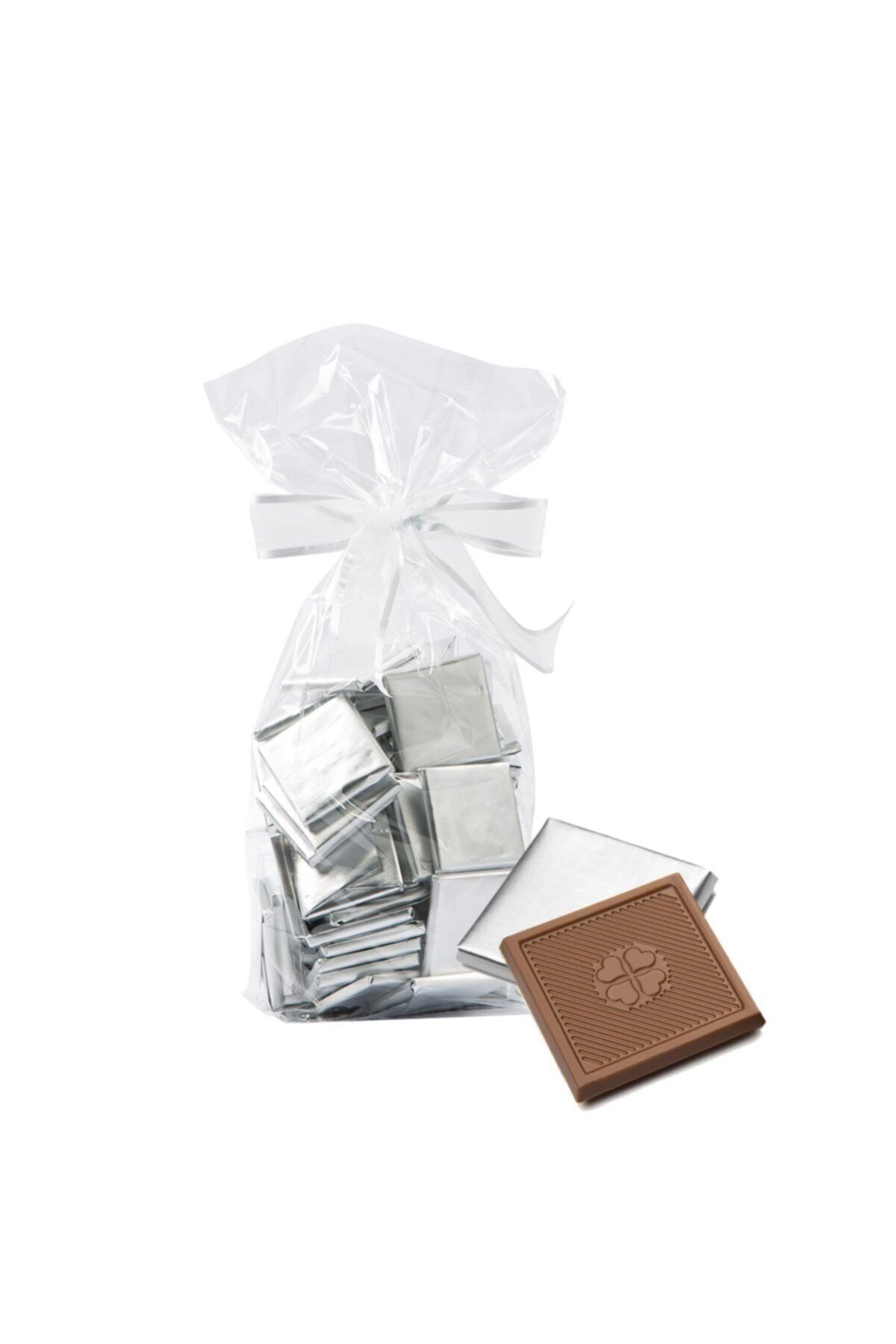 Melodi Çikolata Melodi Yaldız Sargılı Madlen Sütlü Çikolata Gümüş 250 Gr