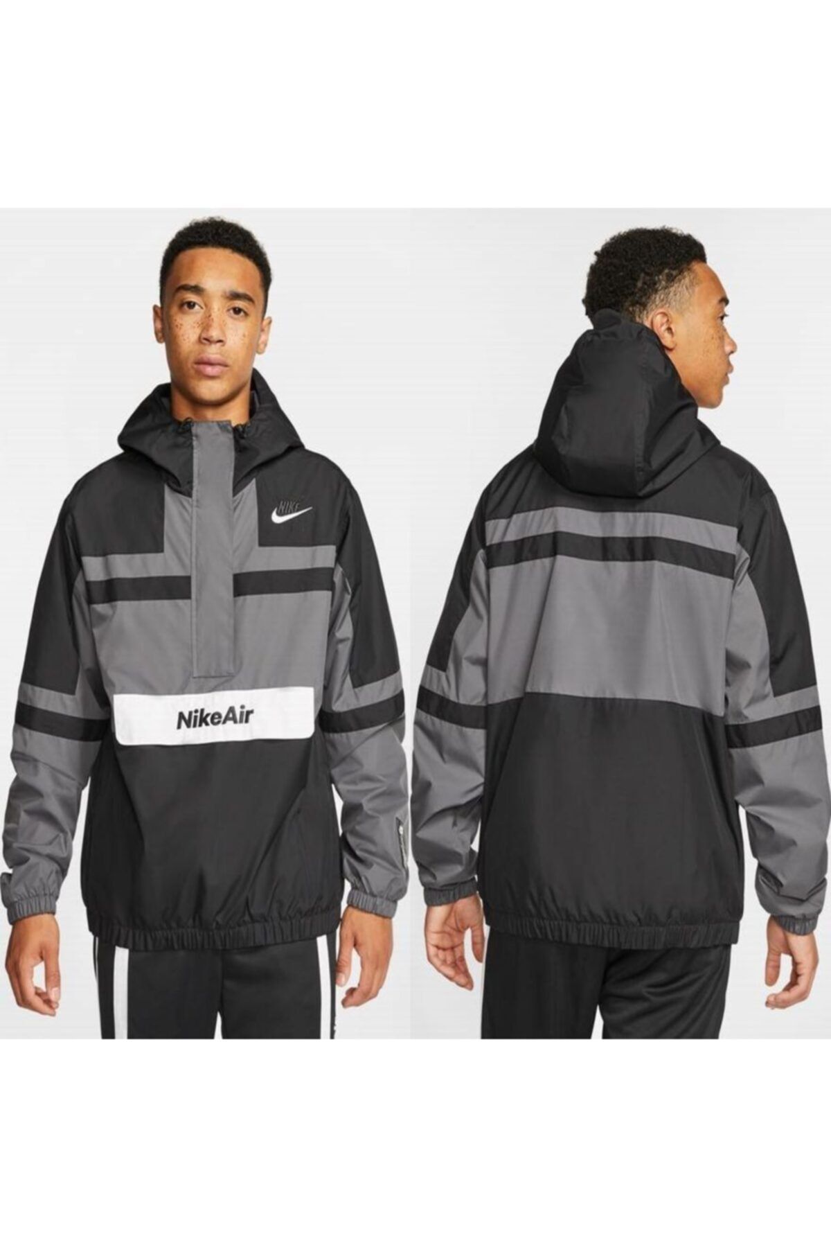 Nike Sportswear Air Woven Half-zip Hoodie Erkek Kapüşonlu Ceket /sweatshirt Cj4834-021