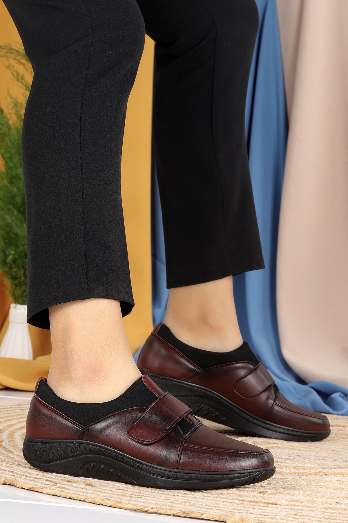 WOGGO 701 Rahat Konfor Özel Topuk Jeli Kadın Günlük Ayakkabı