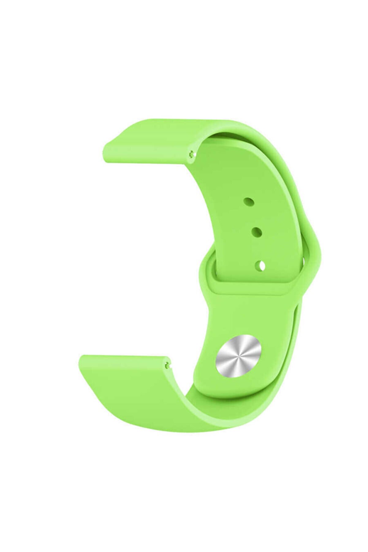 Nezih Case Huawei Watch Gt3 42mm Uyumlu 20mm Silikon Kordon Yeşil