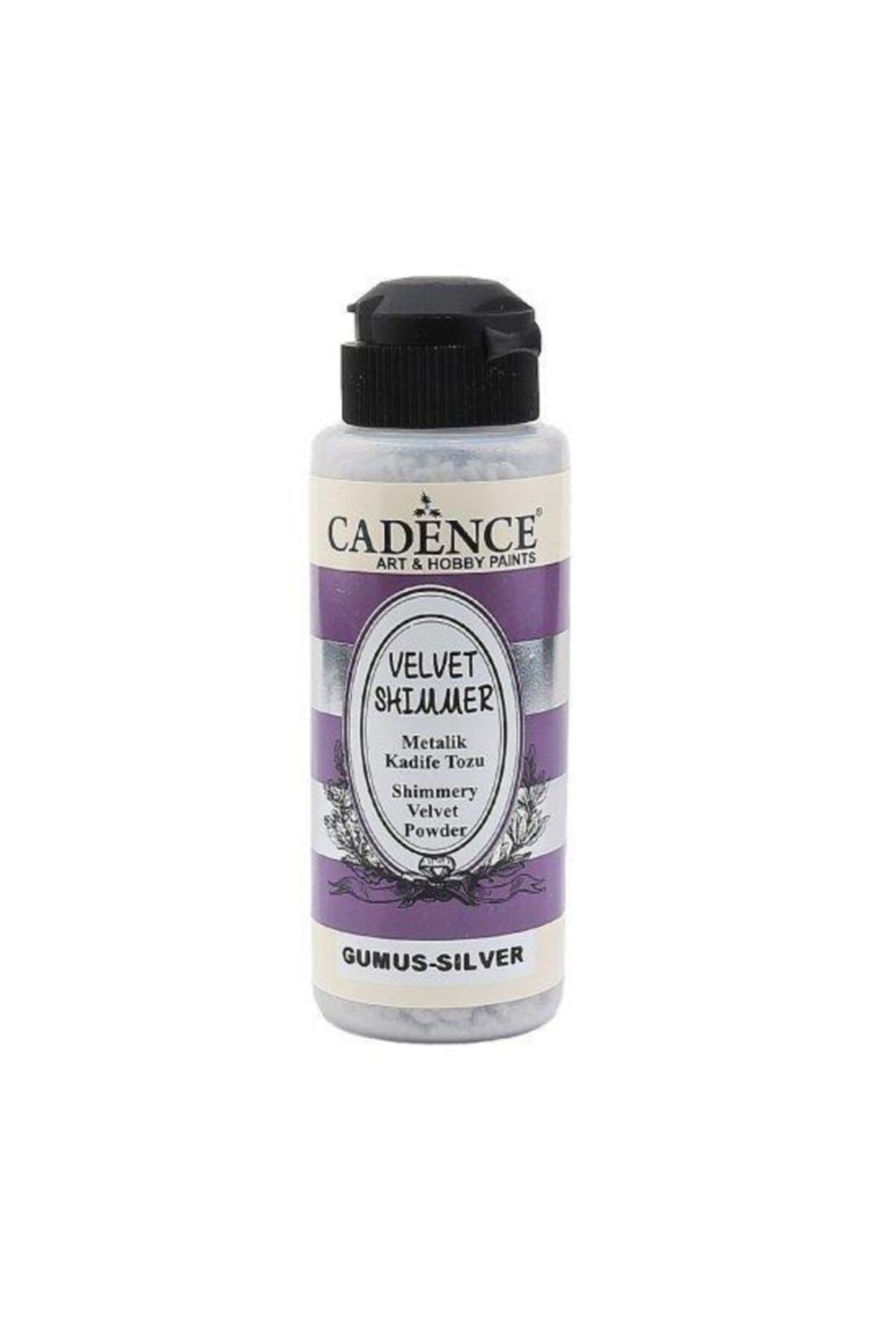 Cadence Velvet Shımmer Metalik Kadife Tozu Vs-01 Gümüş 120ml