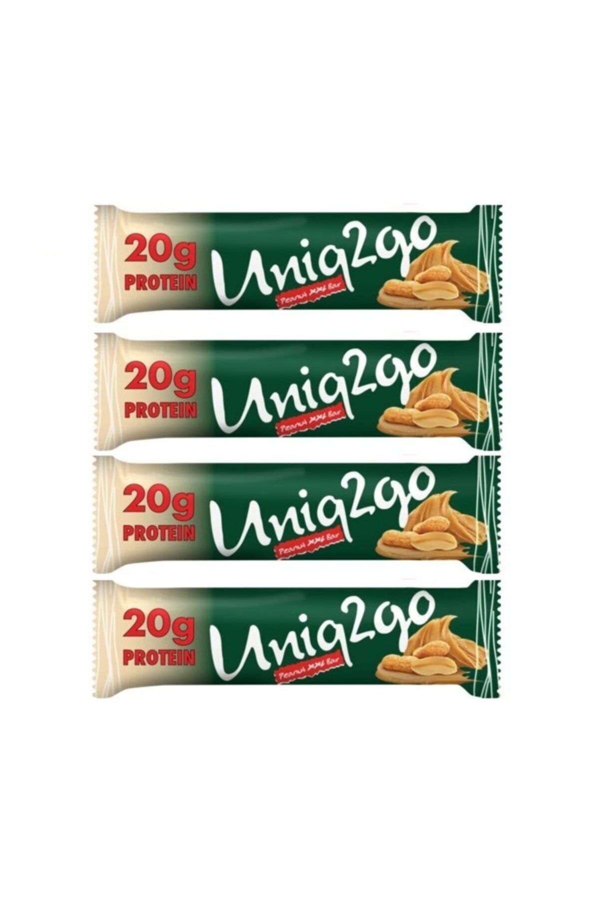 Uniq2go Peanut Xxl Bar 67gr 4 Adet