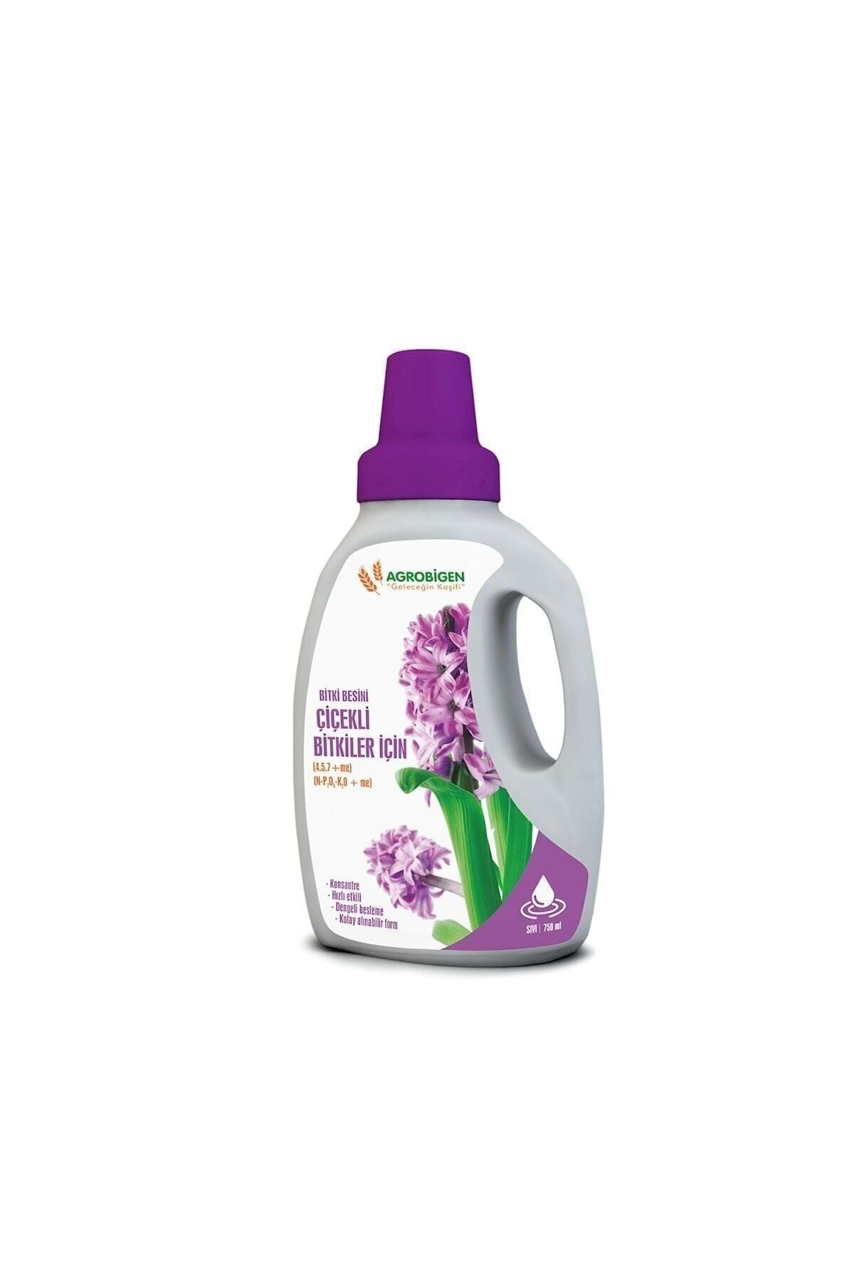 AGROBİGEN Çiçekli Bitkiler Için Bitki Besini 750ml (sıvı-1 Adet)