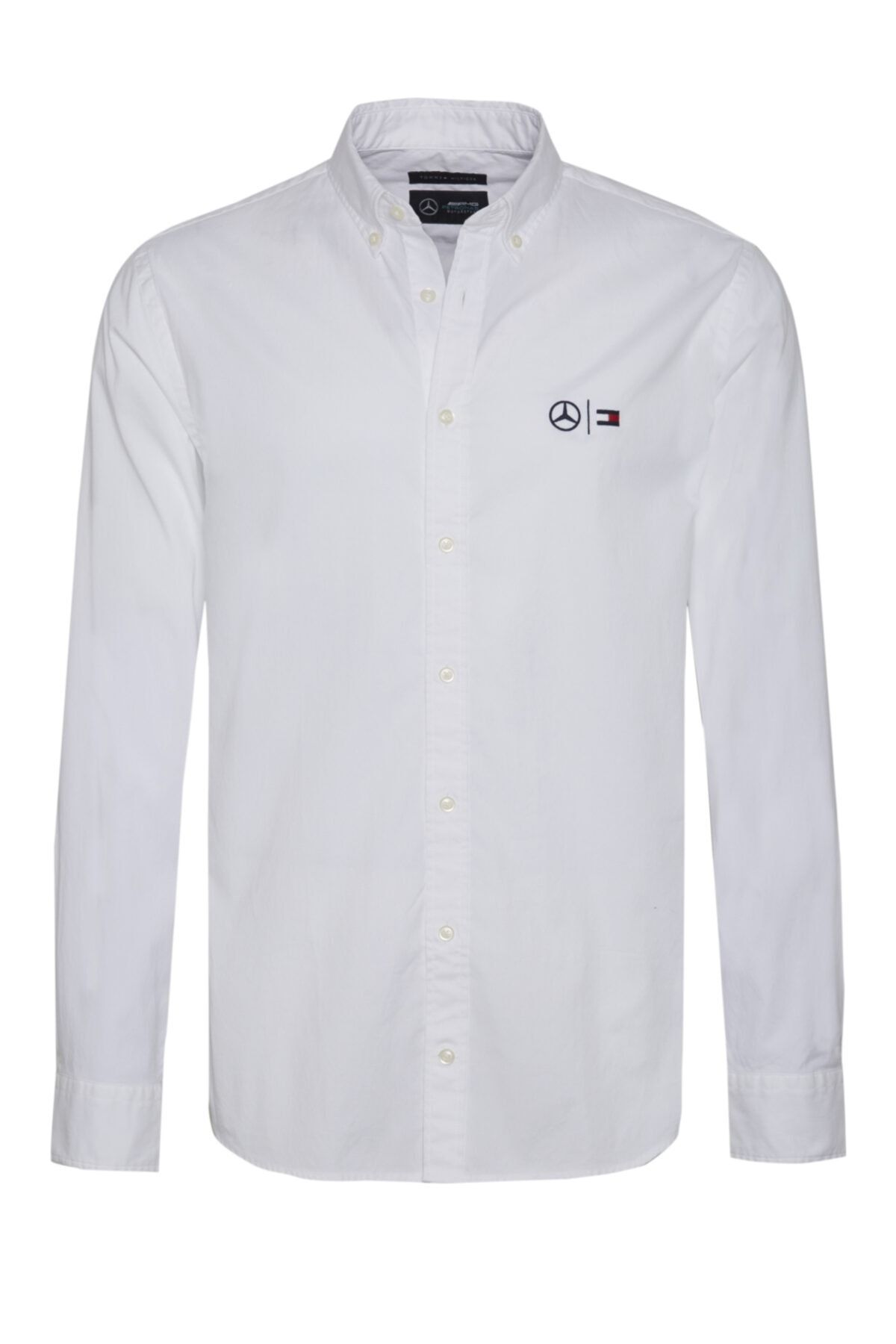 Tommy Hilfiger Erkek Beyaz Gömlek 2 Mb Oxford Shirt MW0MW09486