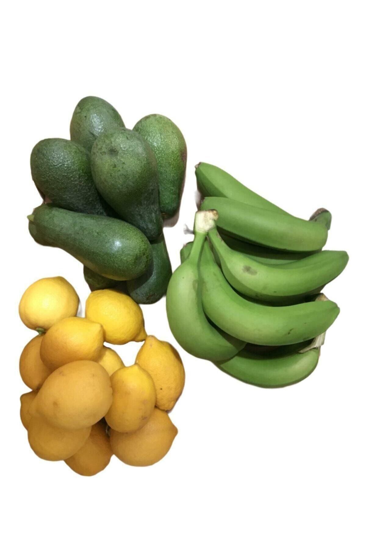 Alanya Özlem Avokado (1kg) ,limon (2kg) ,muz (2kg) Taptaze Ürünler