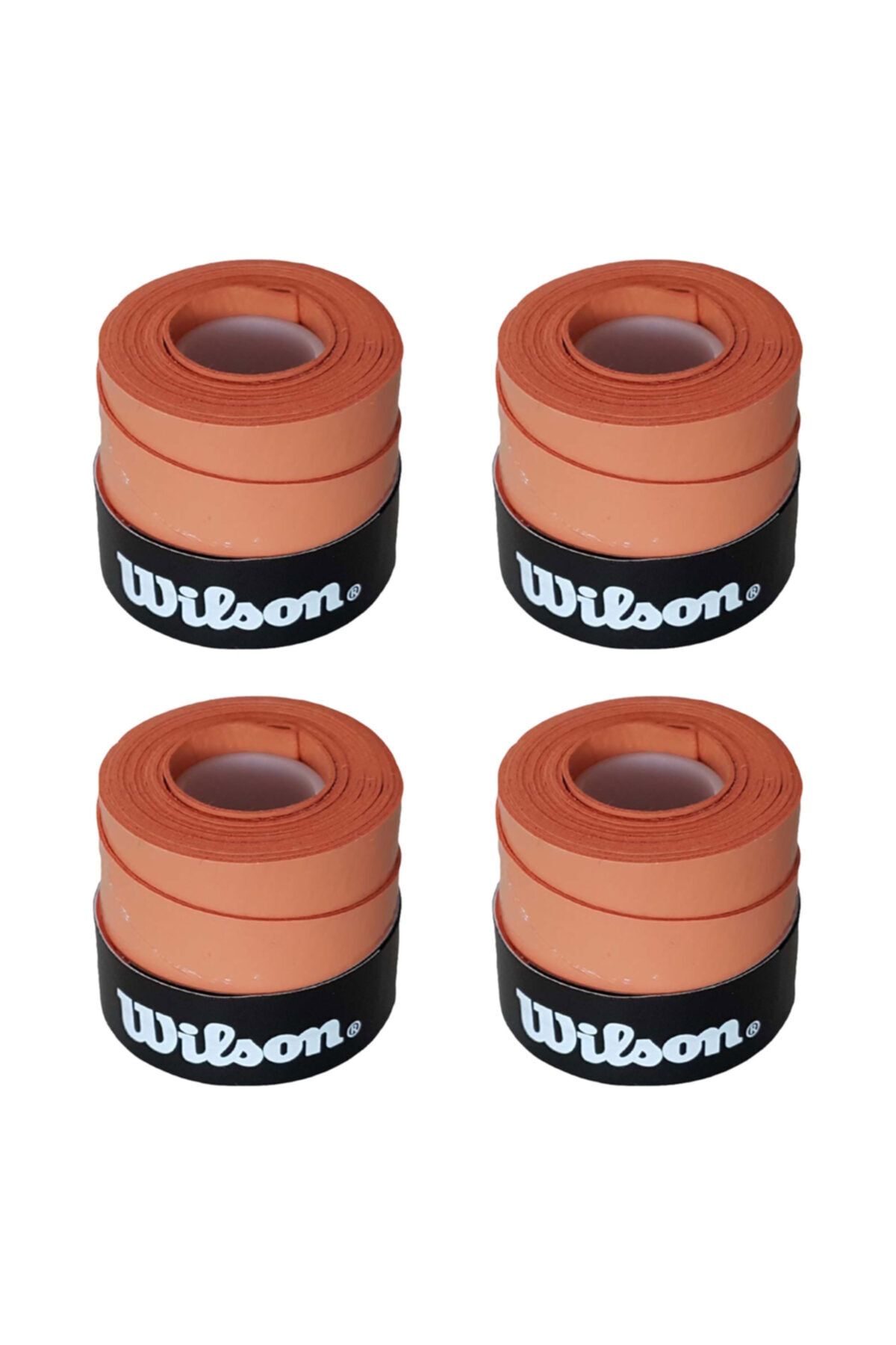 Wilson Comfort Bowl O'grips 4 Adet Grip, Tenis Raketi Gribi Kiremit Renkli