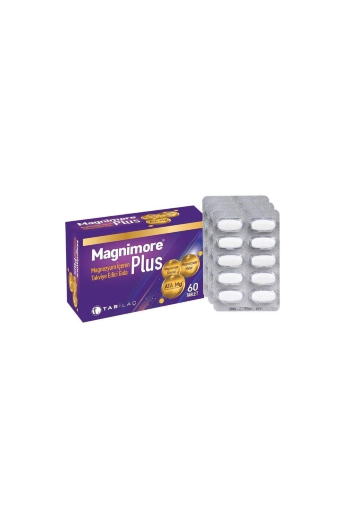Magnimore Tab Ilaç Plus Magnezyum Içeren Takviye Edici Gıda 60 Tablet