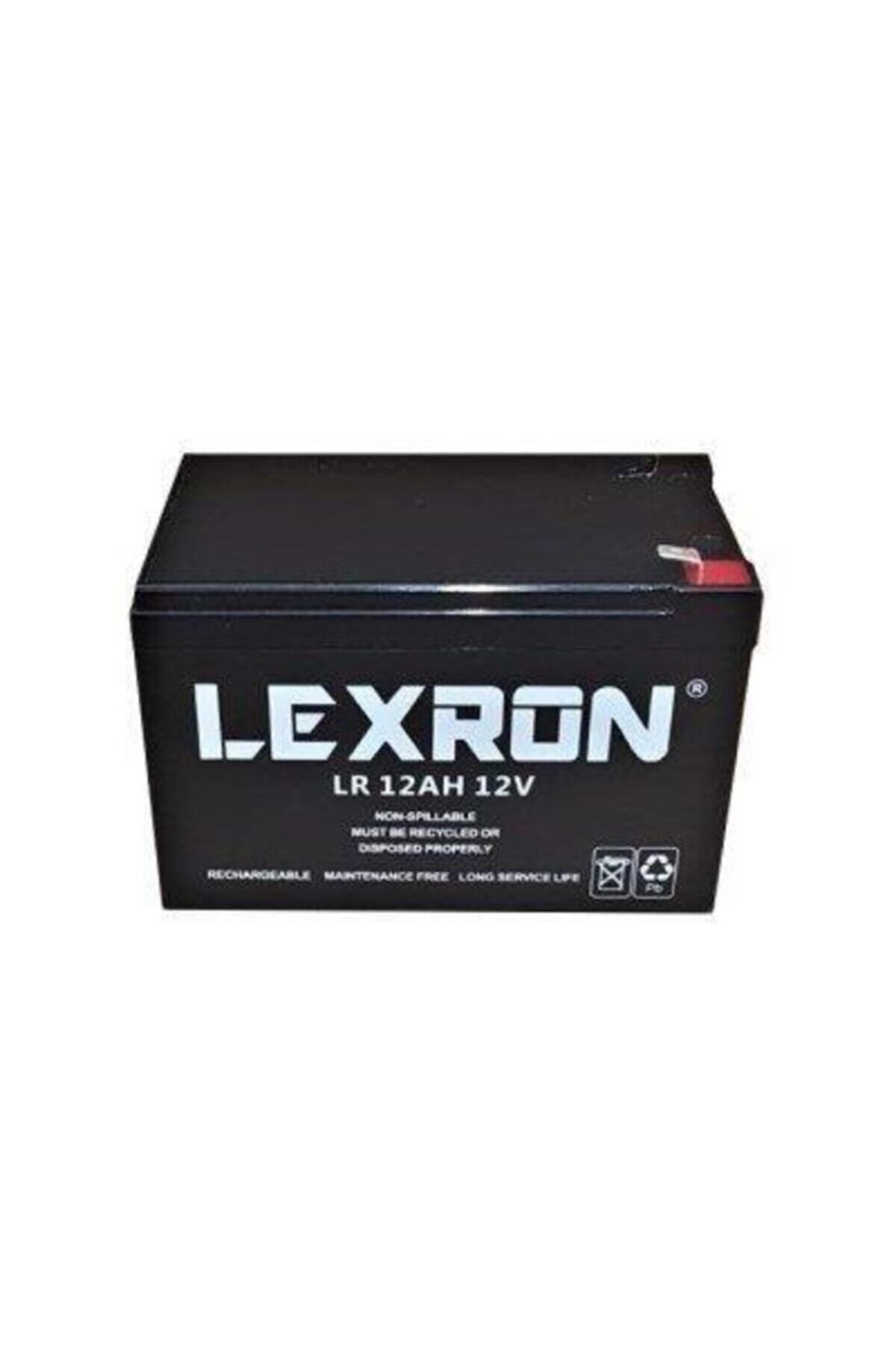 Lexron 12 Volt 12 Ah Amper Kuru Tip Akü