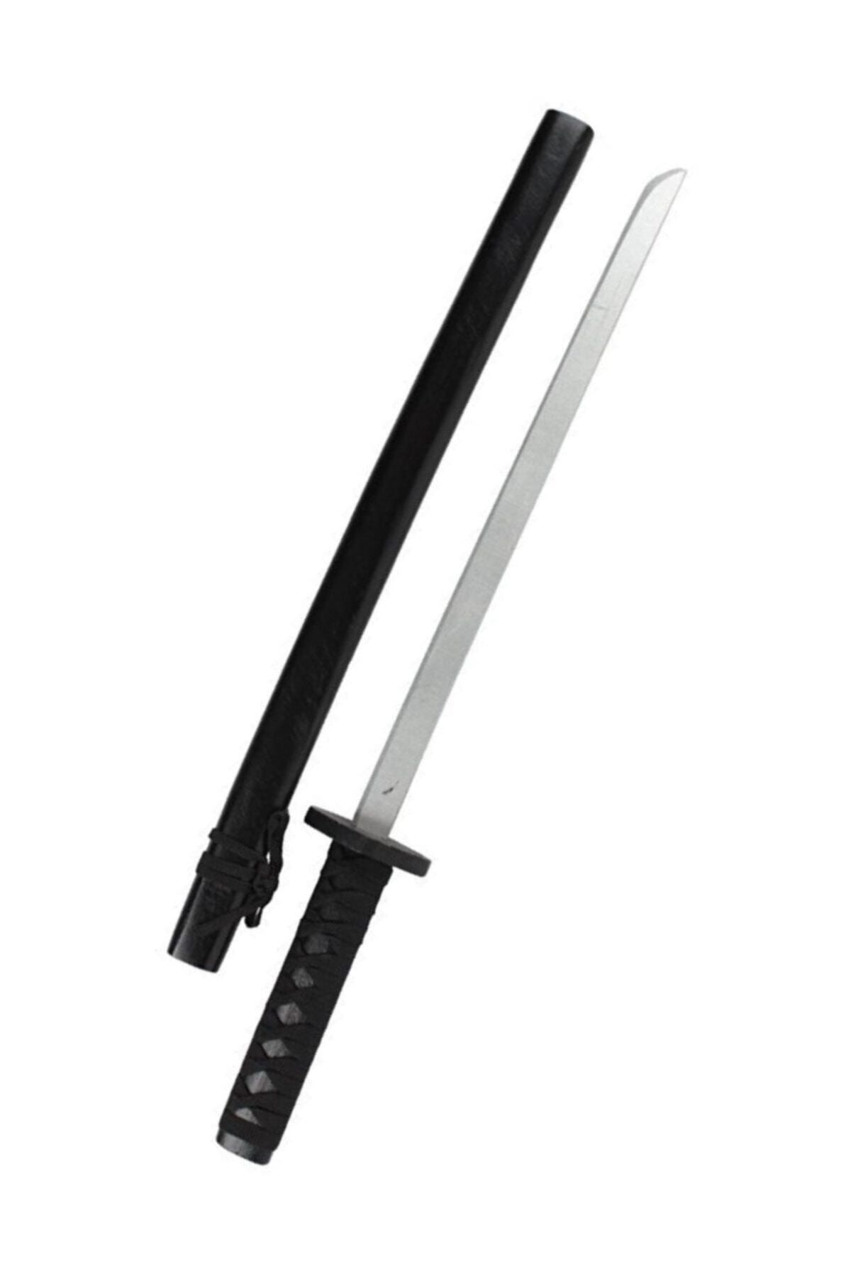 Dünya Ahşap Japon Samuray Katana Kılıcı Siyah