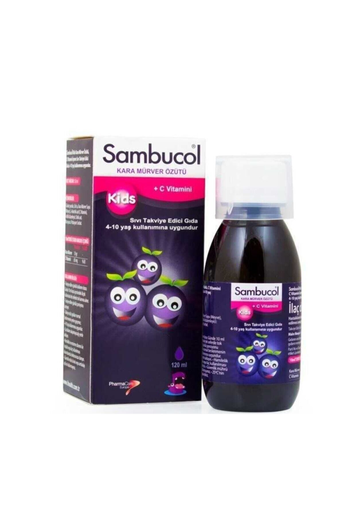 vevitamin Sambucol Kids Kara Mürver Ekstresi Vitamin C Şurup 120 ml