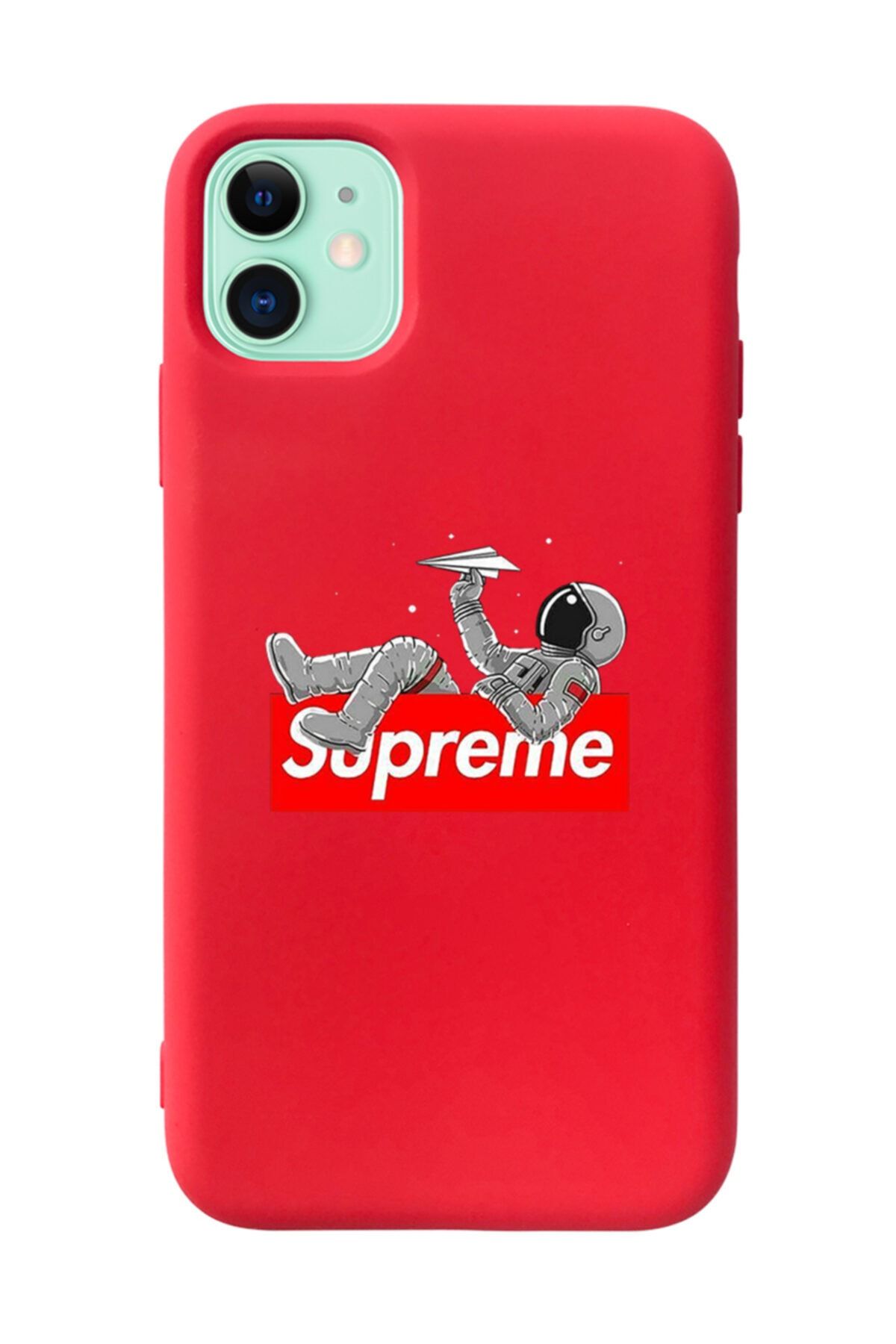 Mupity Supreme Tasarımlı Kırmızı Lansman Kılıf Iphone 11