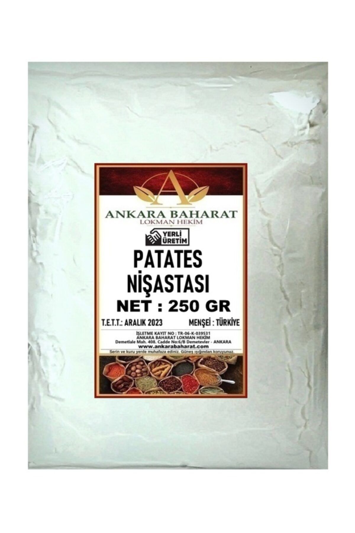Ankara Baharat Patates Nişastası 250 Gram