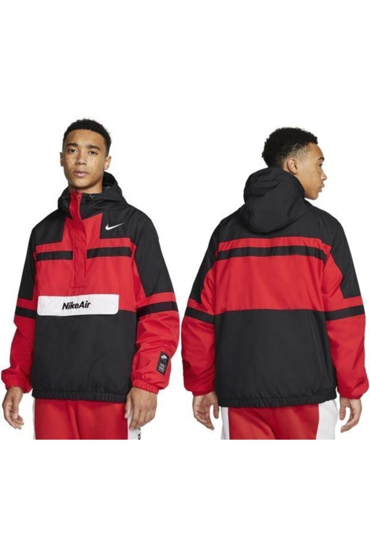 Nike Sportswear Air Woven Half-zip Hoodie Erkek Kapüşonlu Ceket /sweatshirt Cj4834-657