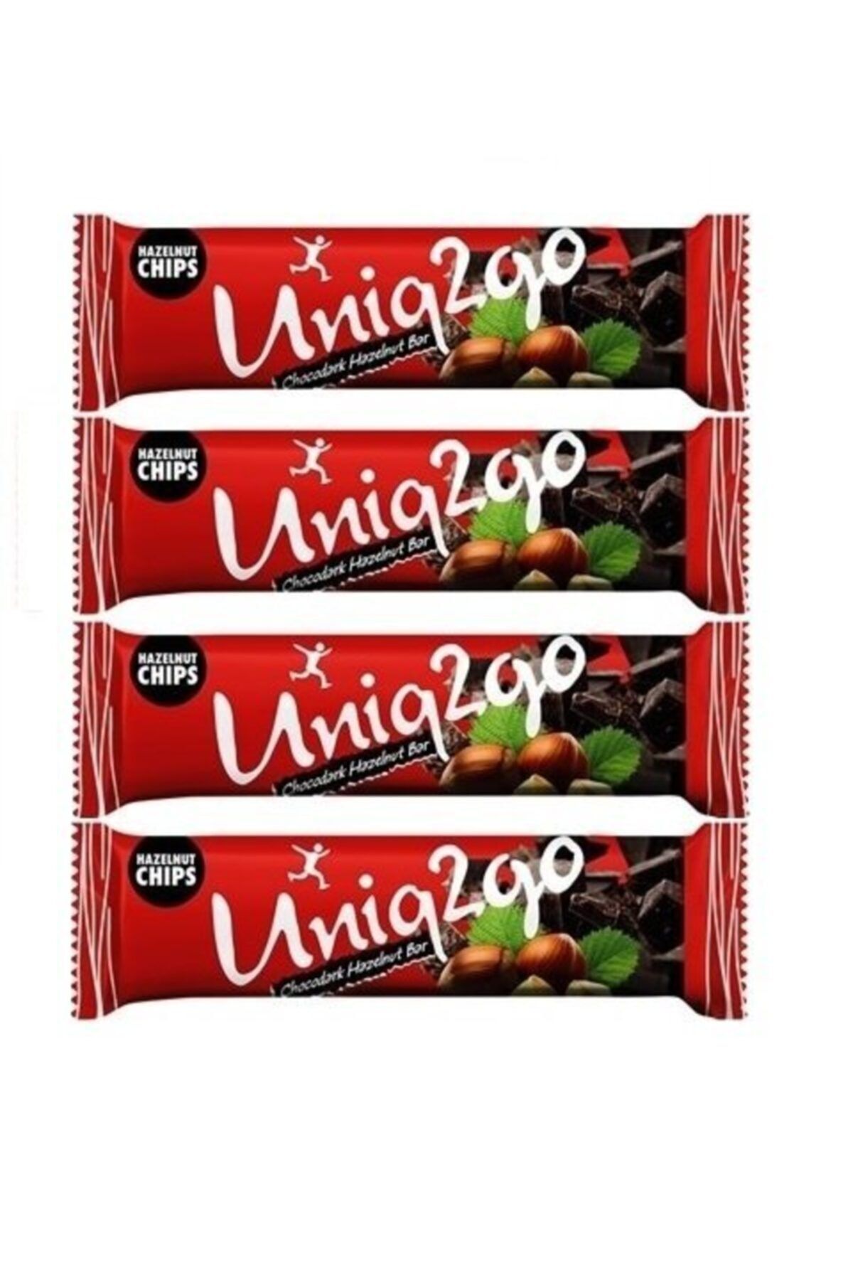 Uniq2go Chocodark Midi Bar(fındıklı) 38gr 4 Adet