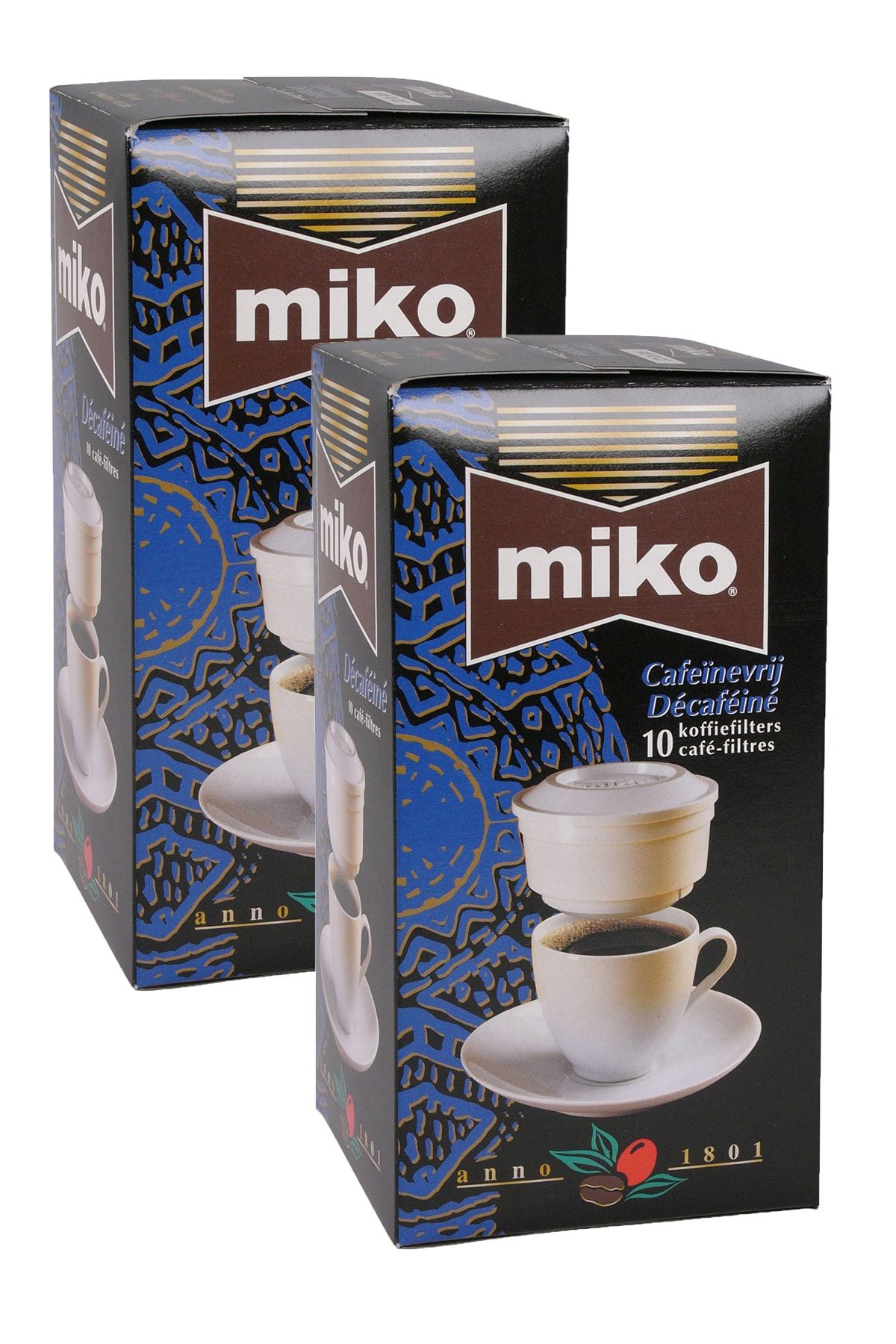 miko coffee Miko Decaffeinated Kafeinsiz Pratik Filtre Kahve 2 X 10'lu