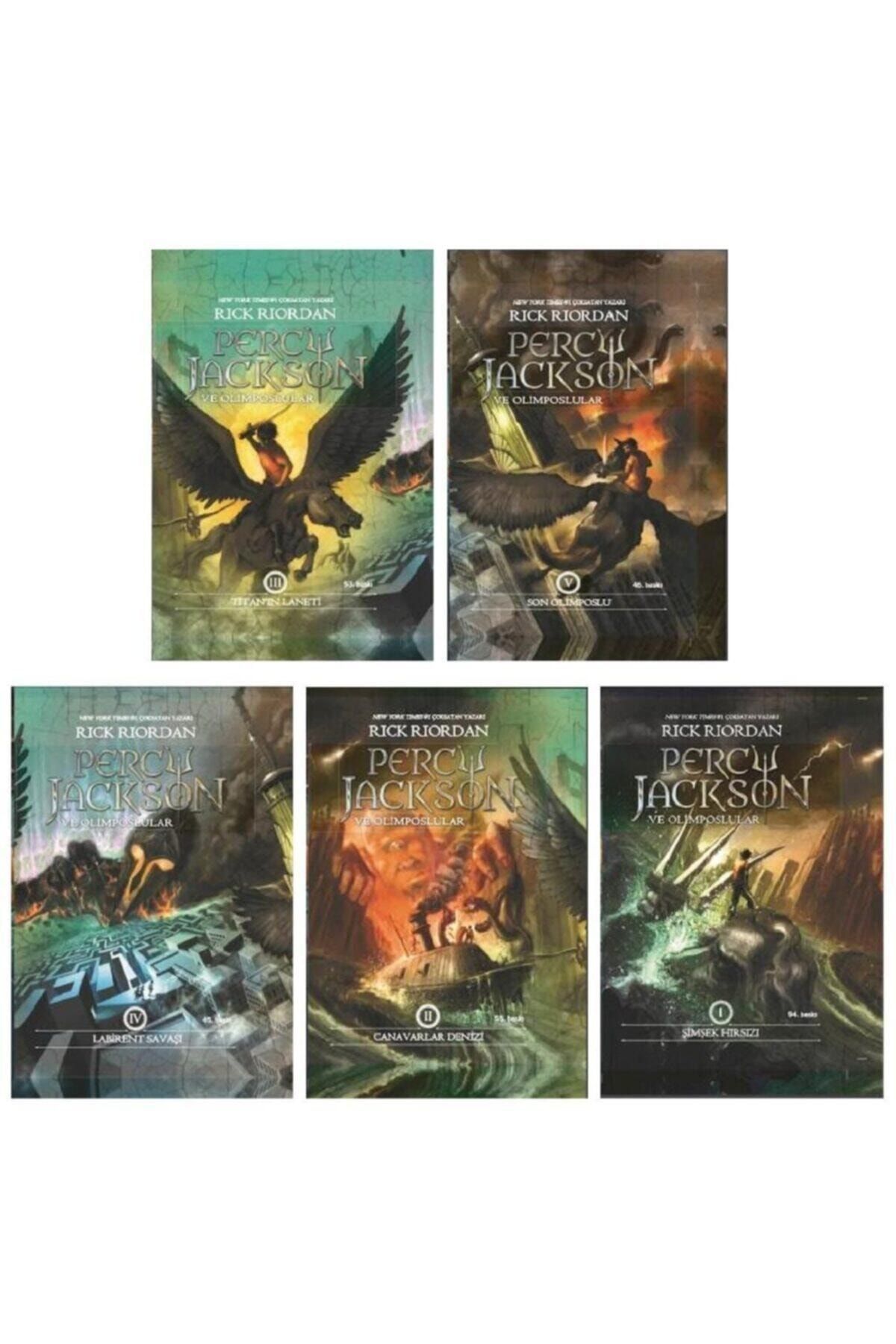 Doğan Egmont Yayıncılık Percy Jackson Ve Olimposlular Serisi .. 5 Kitap